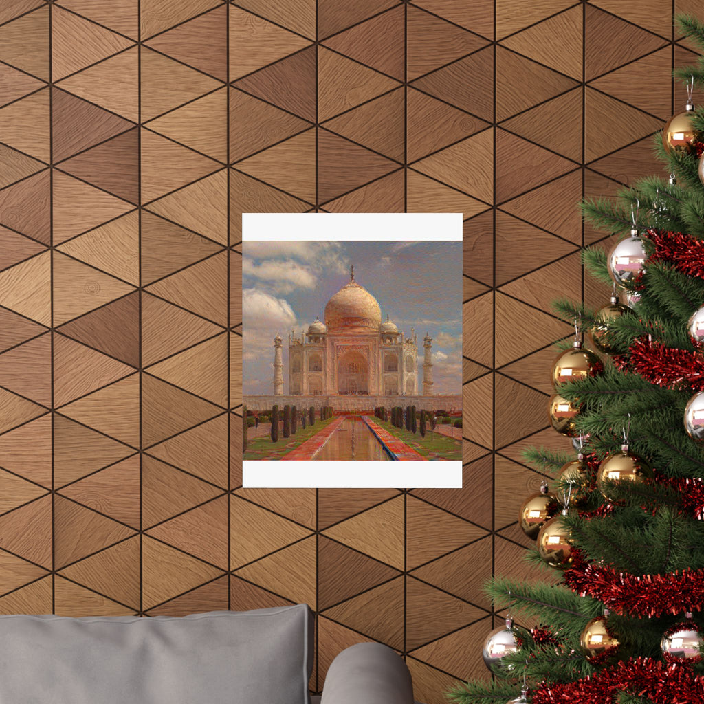 Taj Mahal in The Scream Style | Edvard Munch Inspired Art