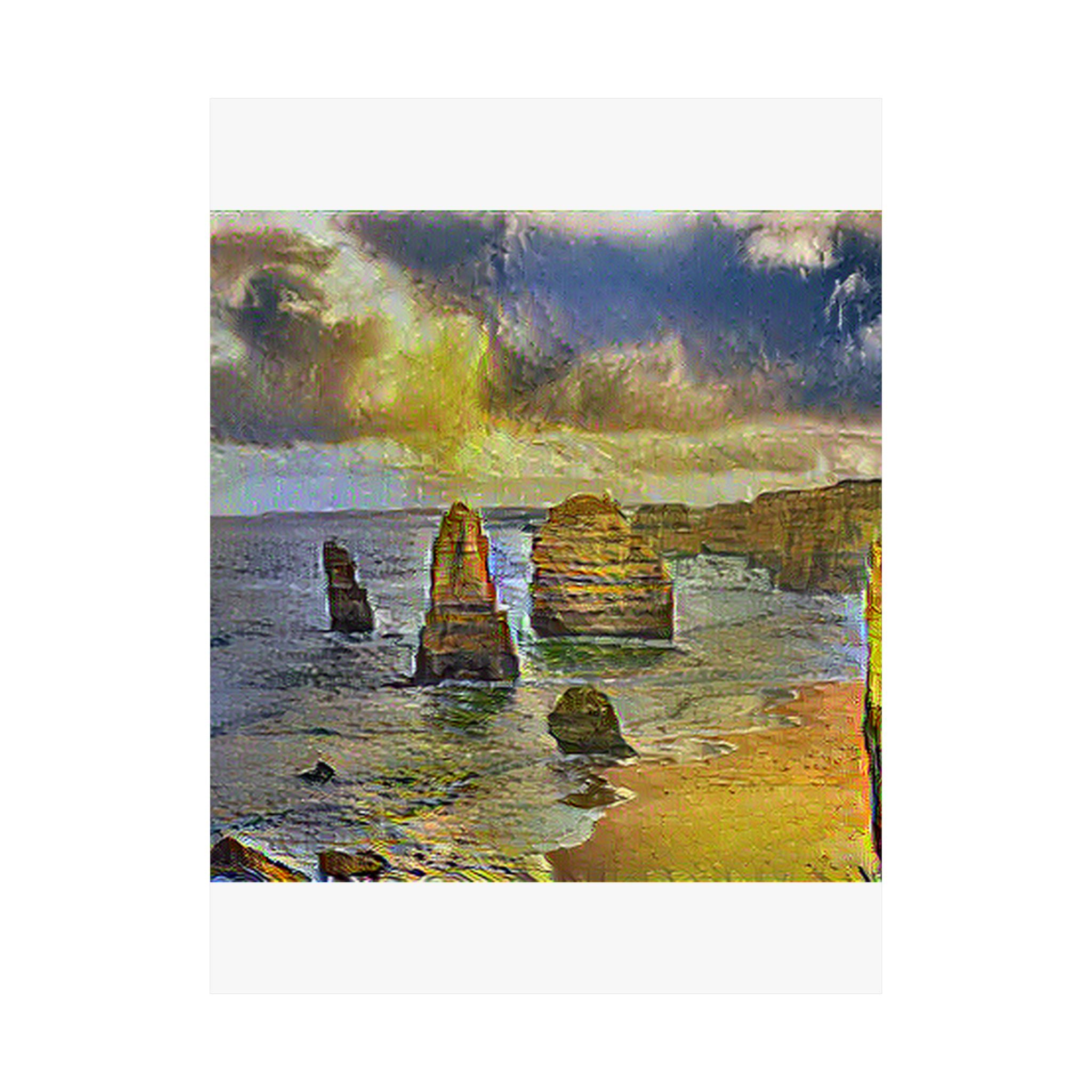 Twelve Apostles in Cafe Terrace at Night Style | Vincent van Gogh Inspired Art