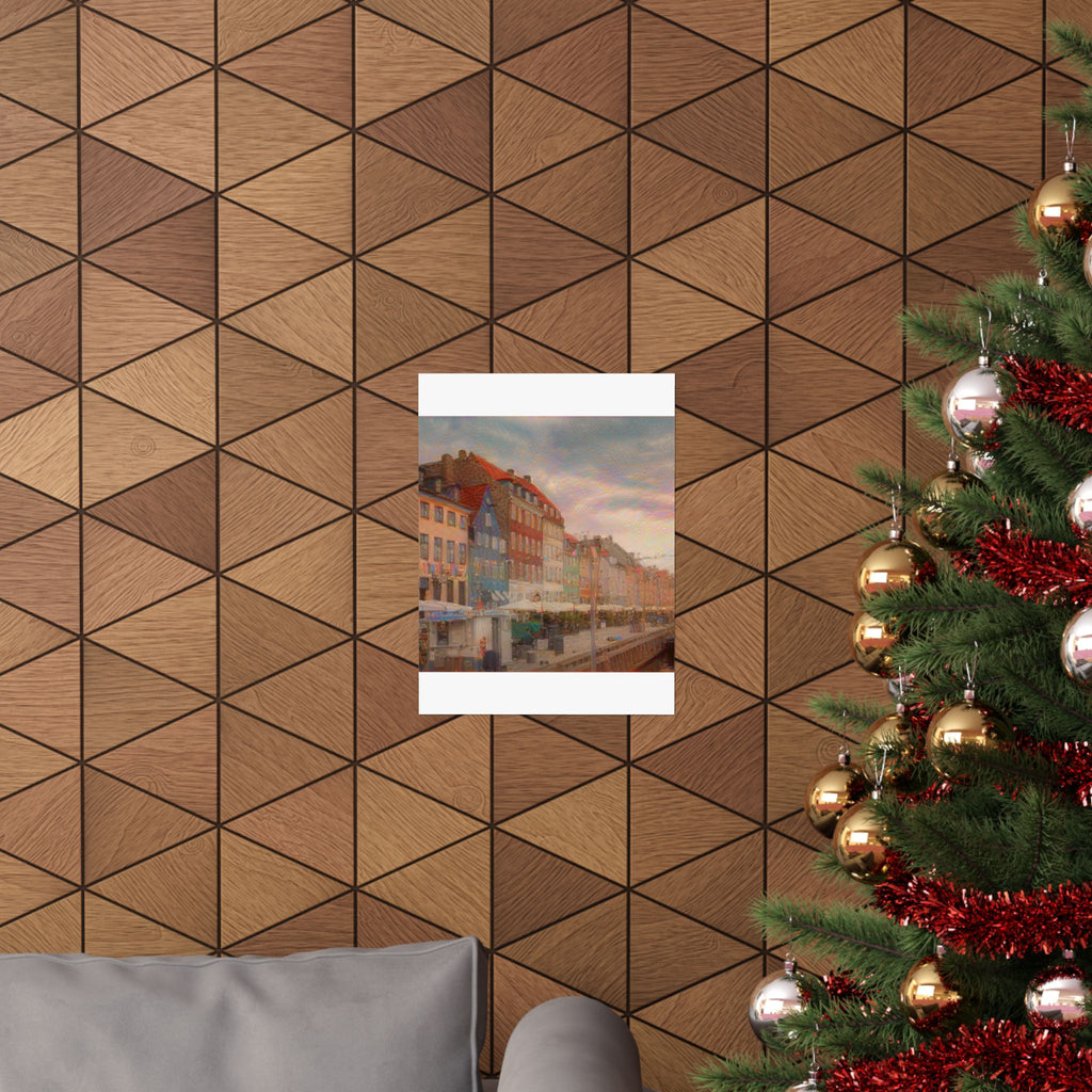 Nyhavn in The Scream Style | Edvard Munch Inspired Art