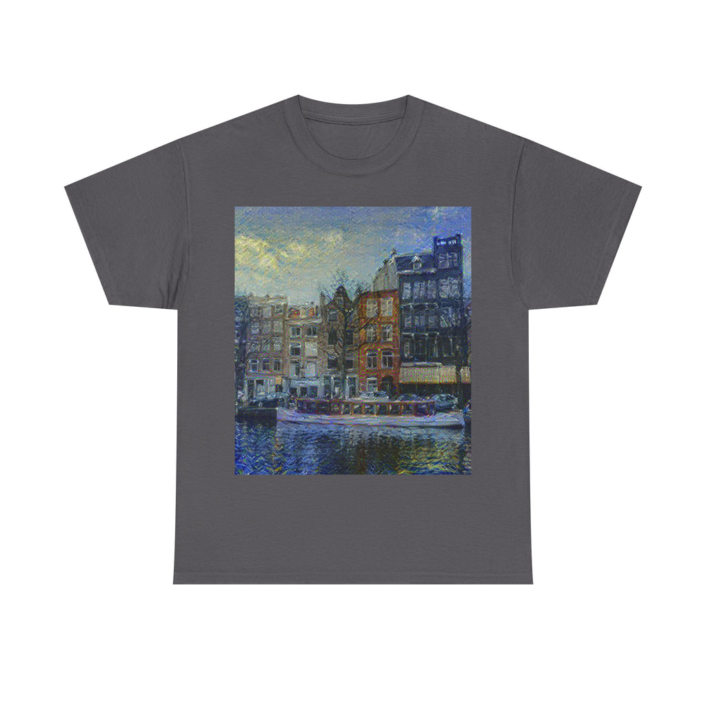 Amsterdam Canal Ring in Starry Night Style | Vincent van Gogh Inspired Art