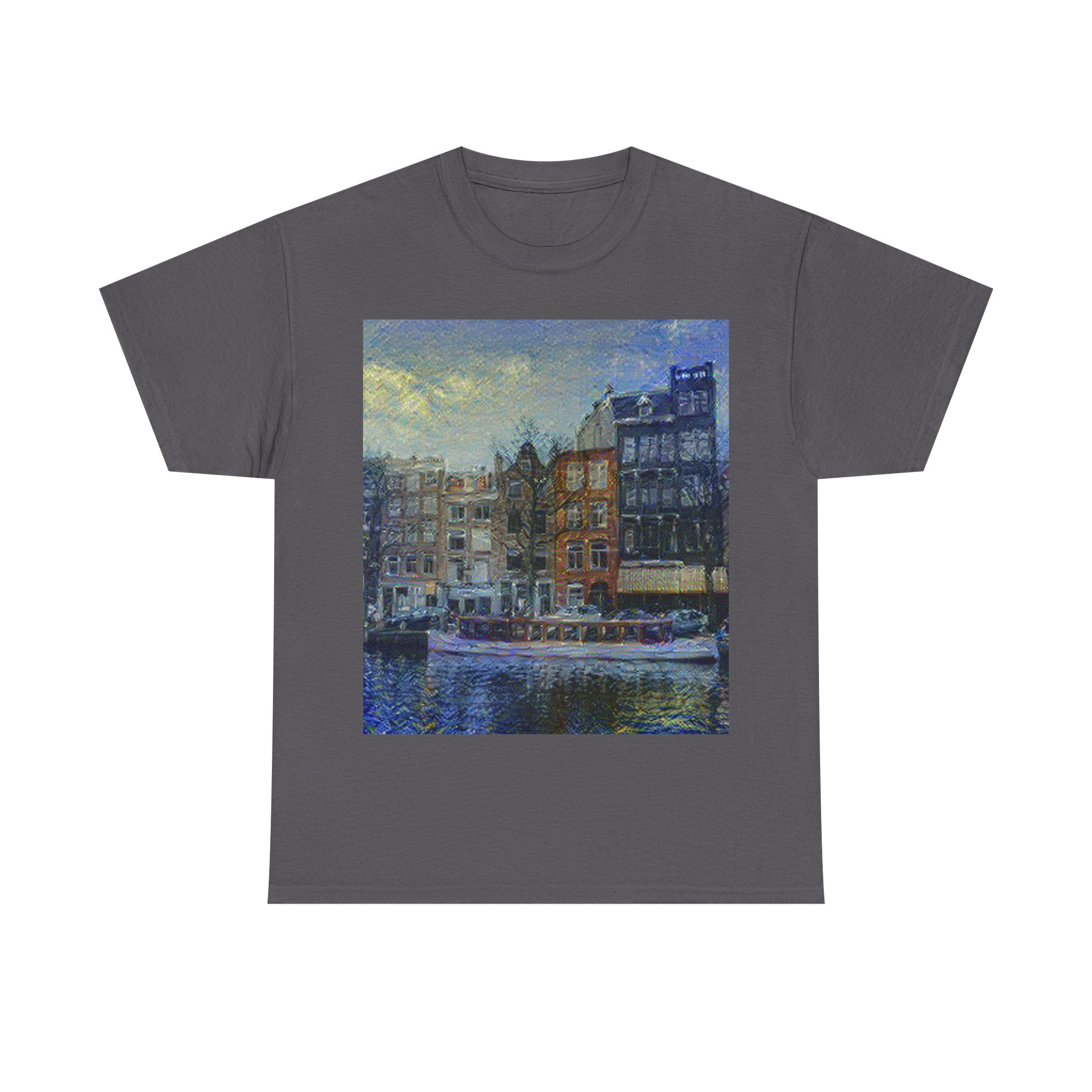 Amsterdam Canal Ring in Starry Night Style | Vincent van Gogh Inspired Art