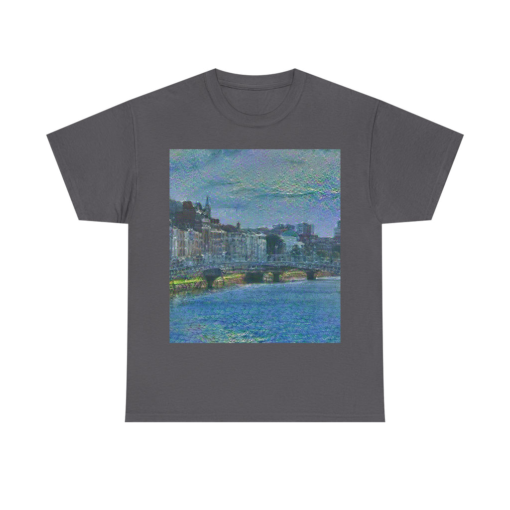 Ha'penny Bridge in Water Lilies Style | Claude Monet Inspired Art