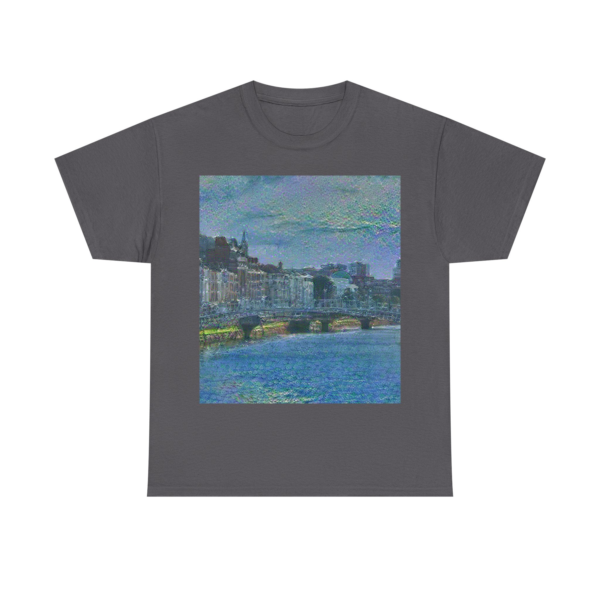 Ha'penny Bridge in Water Lilies Style | Claude Monet Inspired Art