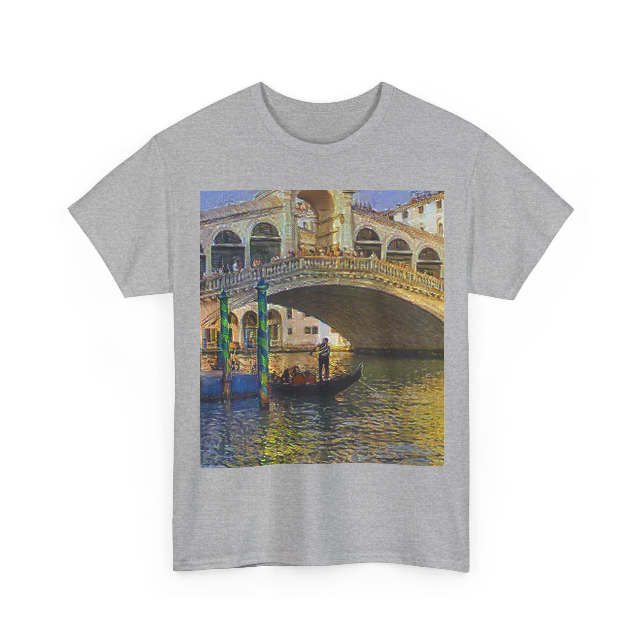 Rialto Bridge in Cafe Terrace at Night Style | Vincent van Gogh Inspired Art