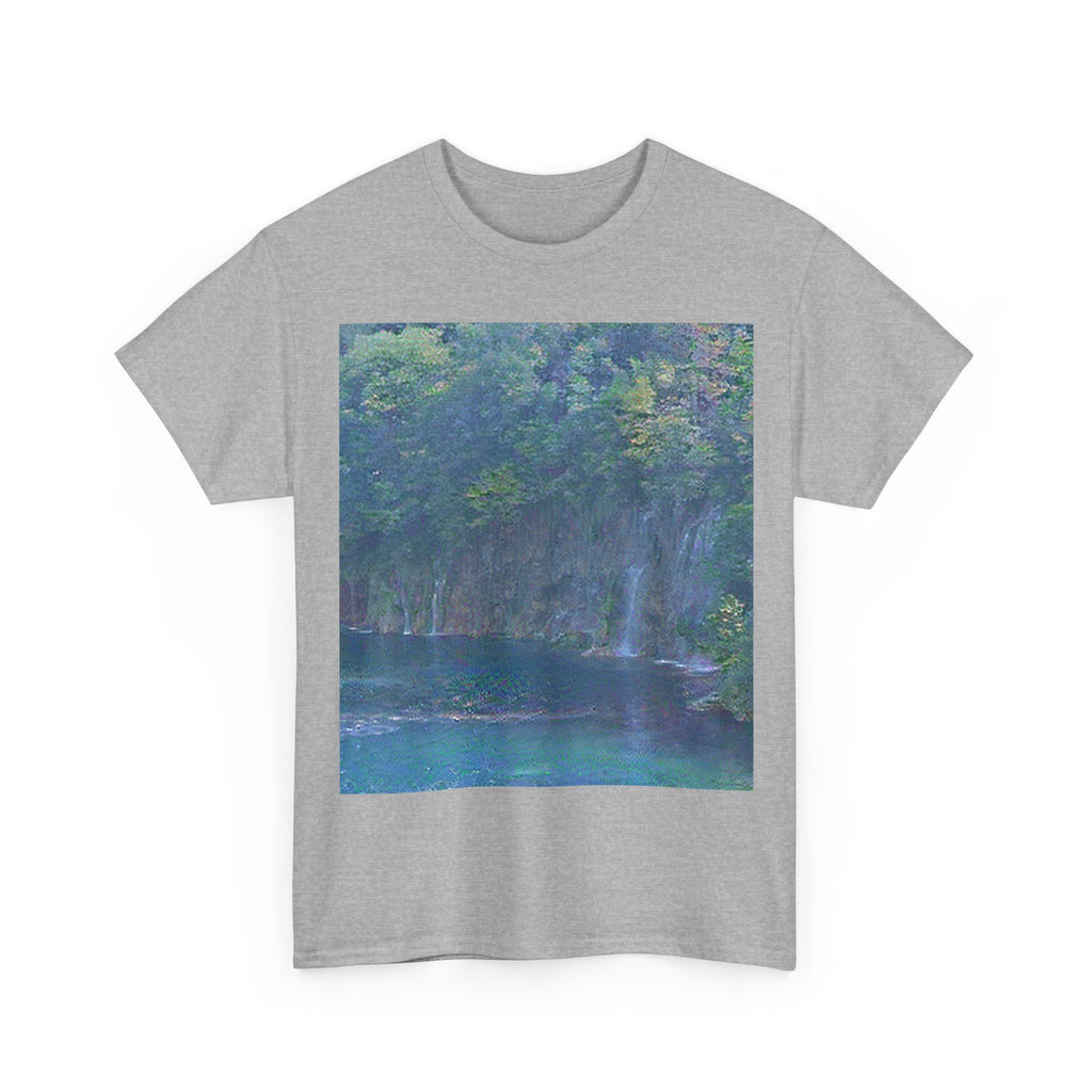 Plitvice Lakes in Water Lilies Style | Claude Monet Inspired Art