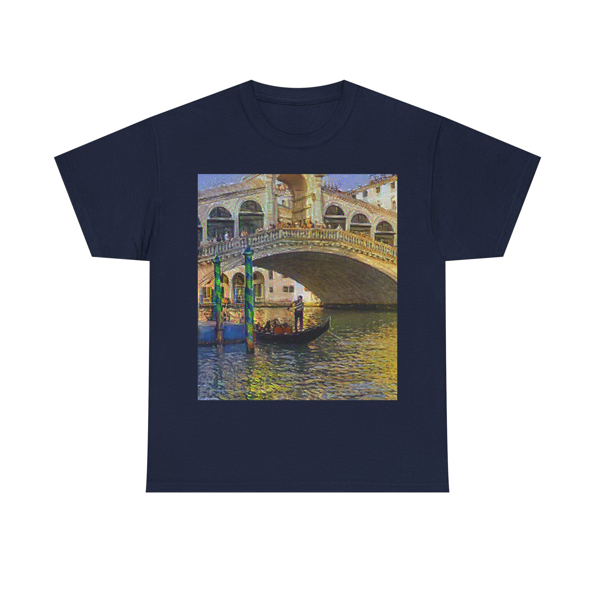 Rialto Bridge in Cafe Terrace at Night Style | Vincent van Gogh Inspired Art