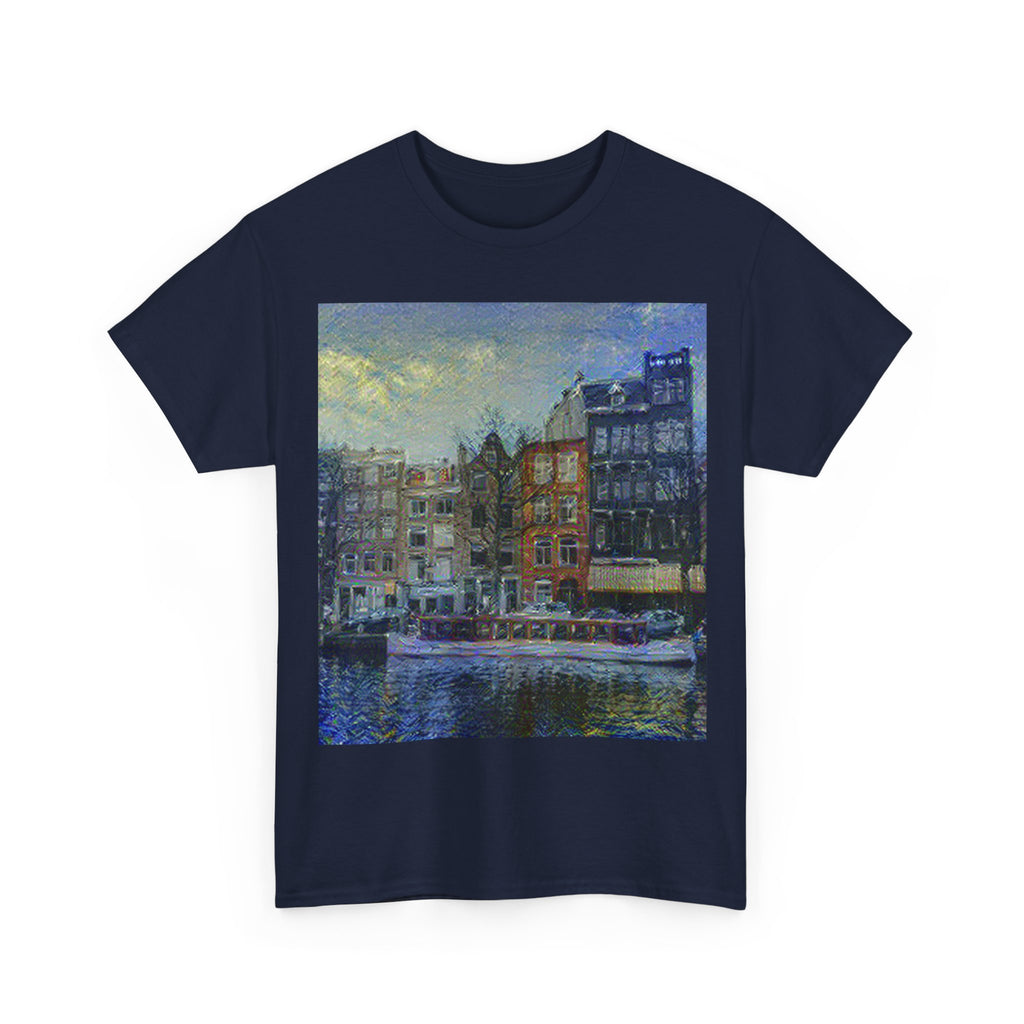 Amsterdam Canal Ring in Starry Night Style | Vincent van Gogh Inspired Art
