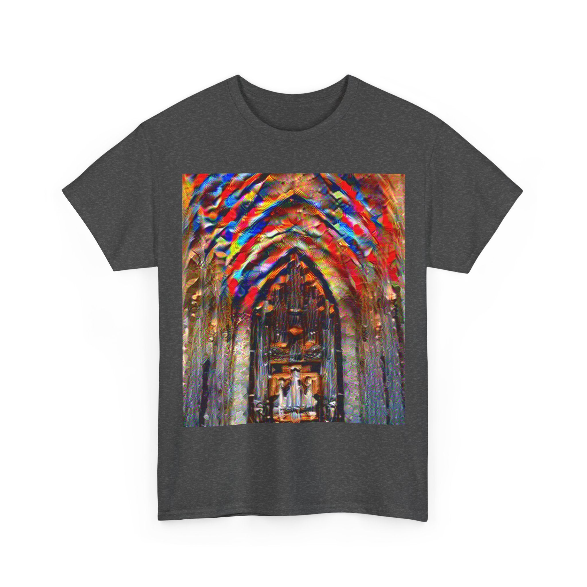 Hallgrimskirkja in Composition VII Style | Wassily Kandinsky Inspired Art