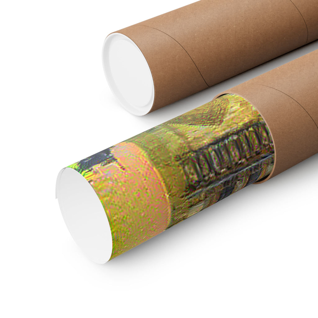 Notre Dame in Cafe Terrace Style - Poster Print