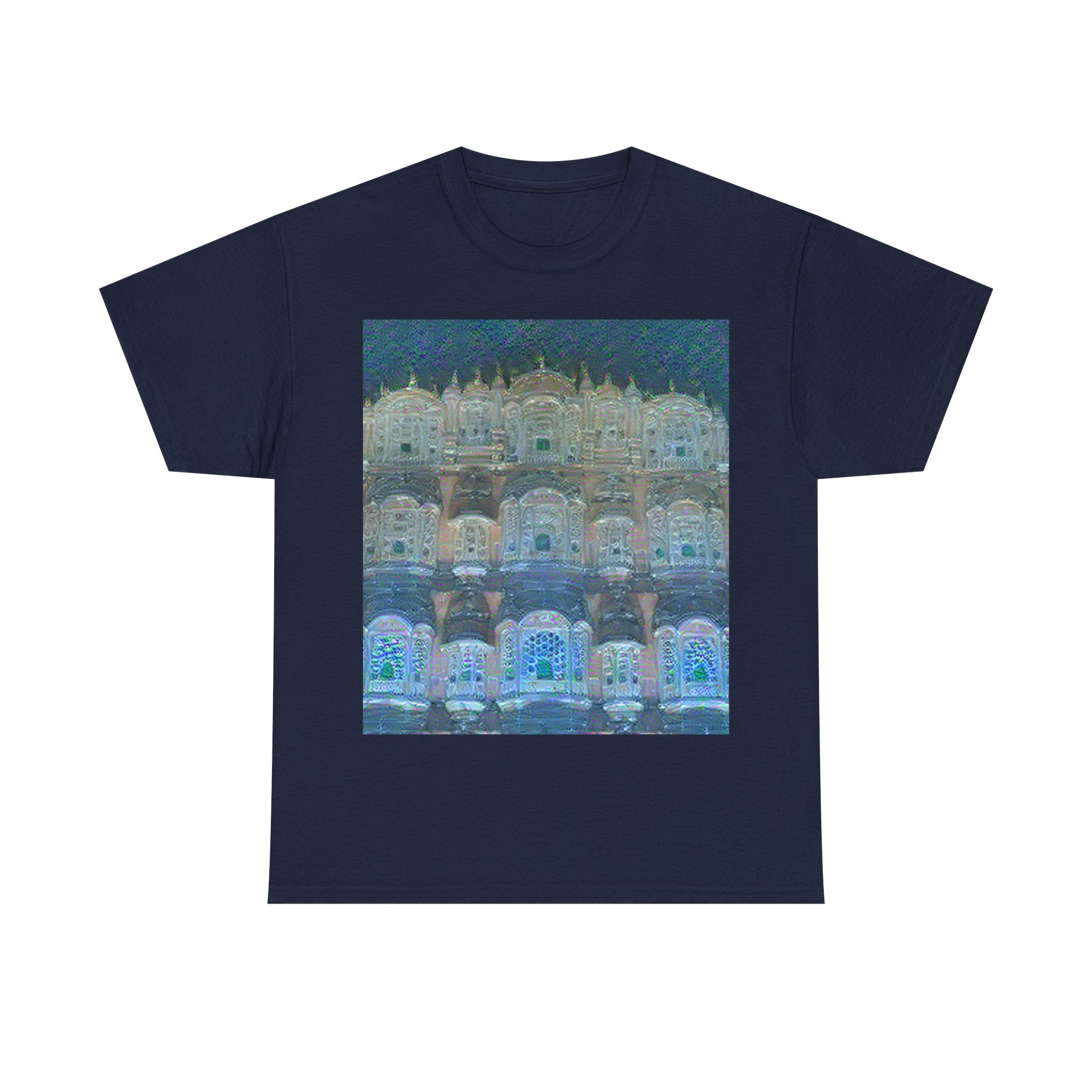 Hawa Mahal in Water Lilies Style | Claude Monet Inspired Art