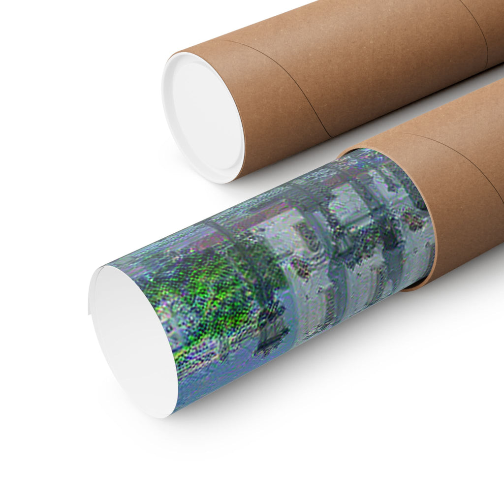 St. Basil's Cathedral in Water Lilies Style | Claude Monet Inspired Art