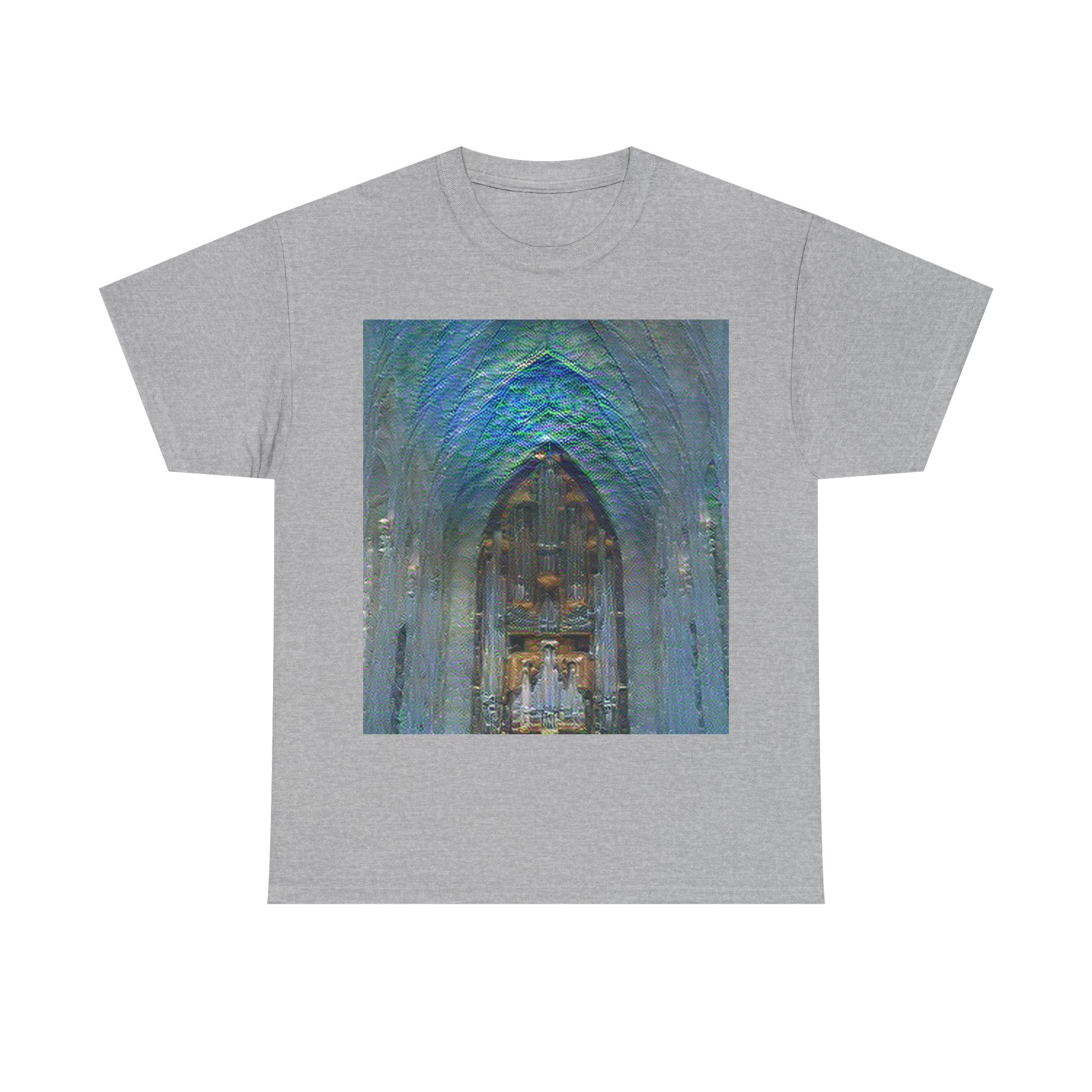 Hallgrimskirkja in Water Lilies Style | Claude Monet Inspired Art