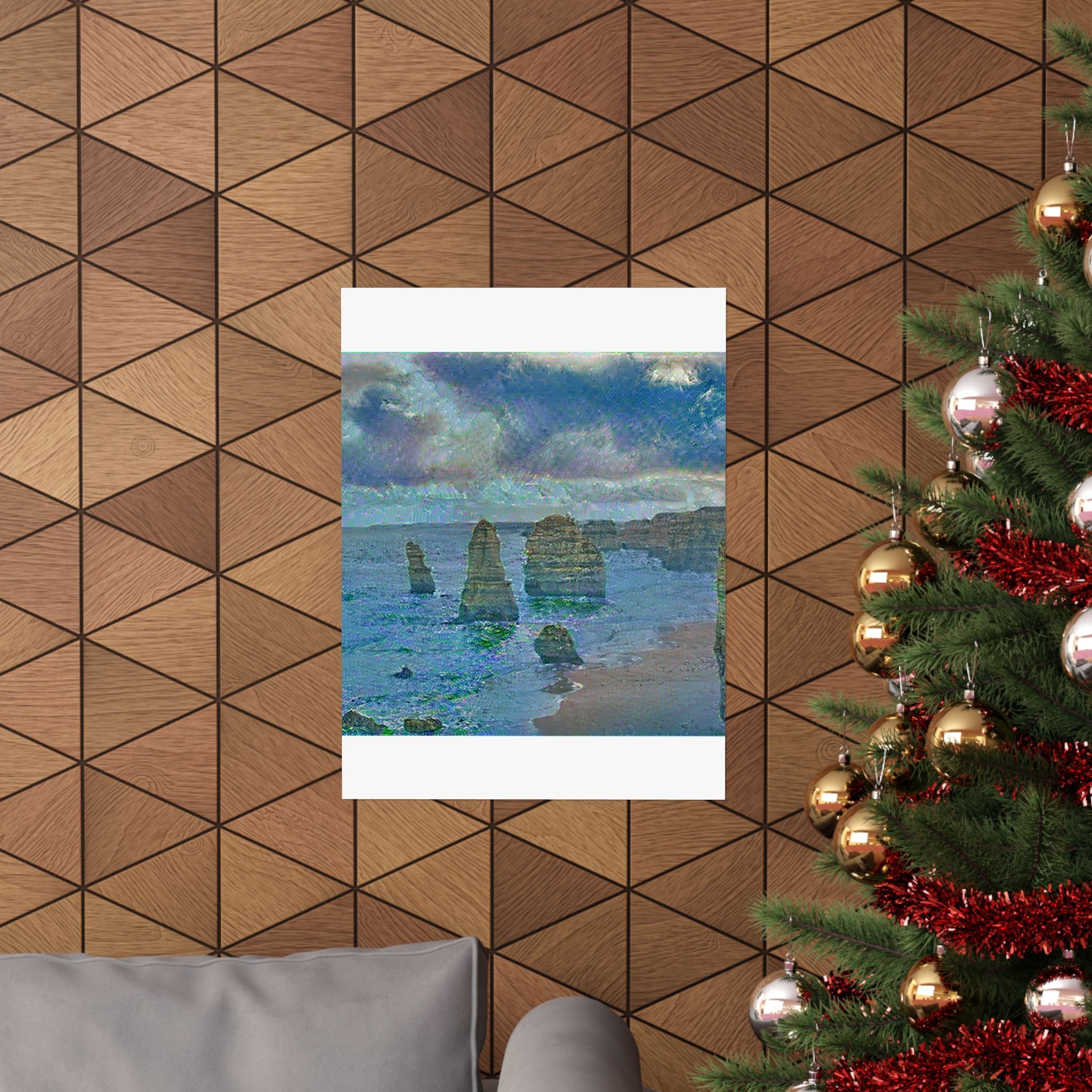 Twelve Apostles in Water Lilies Style | Claude Monet Inspired Art