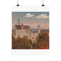 Neuschwanstein Castle in The Scream Style | Edvard Munch Inspired Art