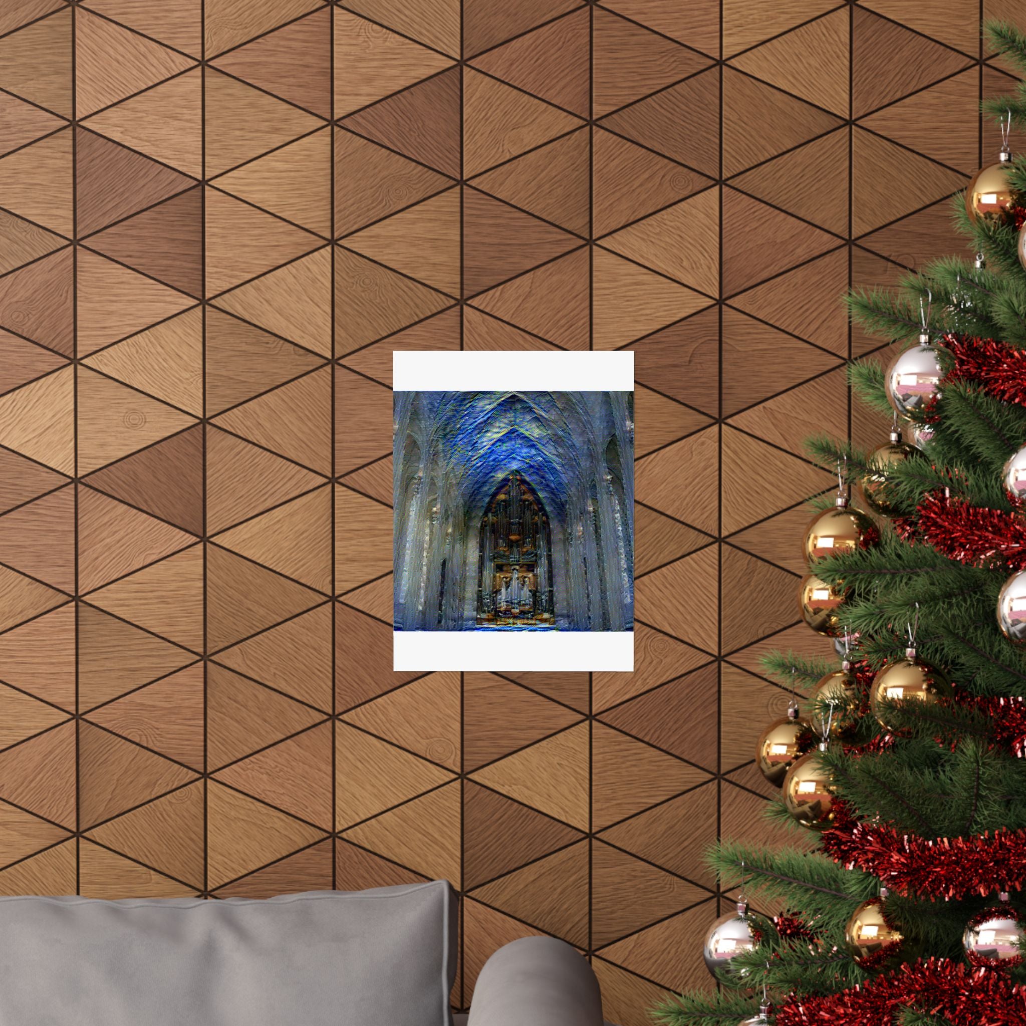 Hallgrimskirkja in Starry Night Style | Vincent van Gogh Inspired Art