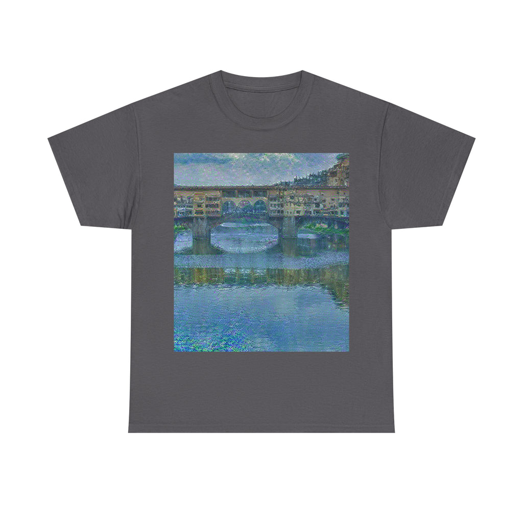 Ponte Vecchio in Water Lilies Style | Claude Monet Inspired Art