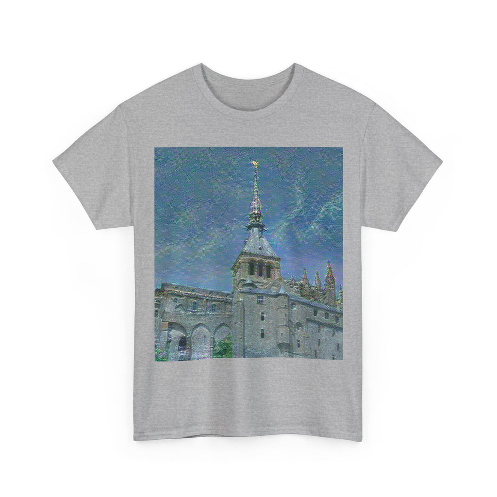 Mont Saint-Michel in Water Lilies Style | Claude Monet Inspired Art