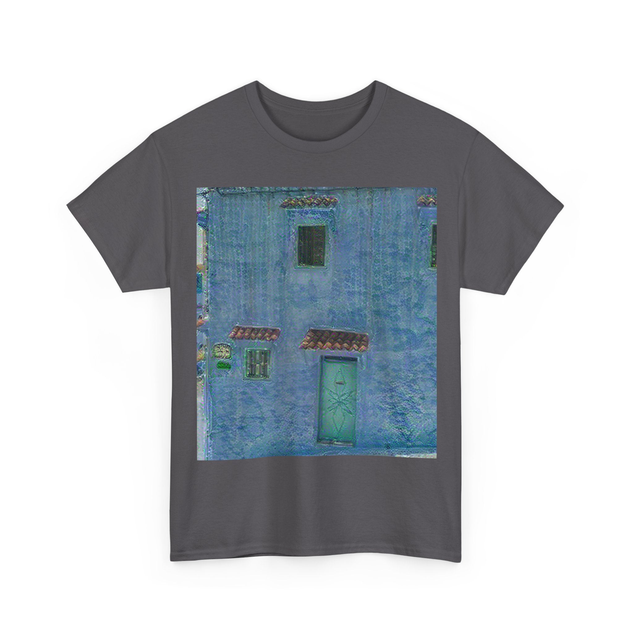 Chefchaouen in Water Lilies Style | Claude Monet Inspired Art