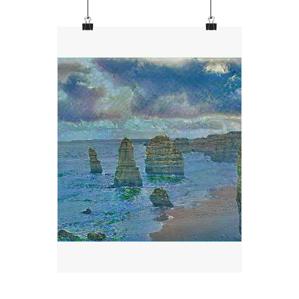 Twelve Apostles in Water Lilies Style | Claude Monet Inspired Art