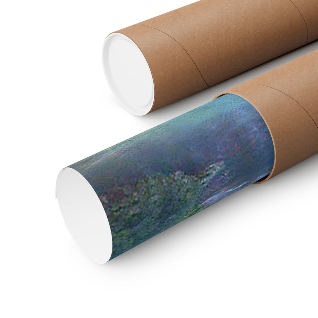 Plitvice Lakes in Water Lilies Style | Claude Monet Inspired Art