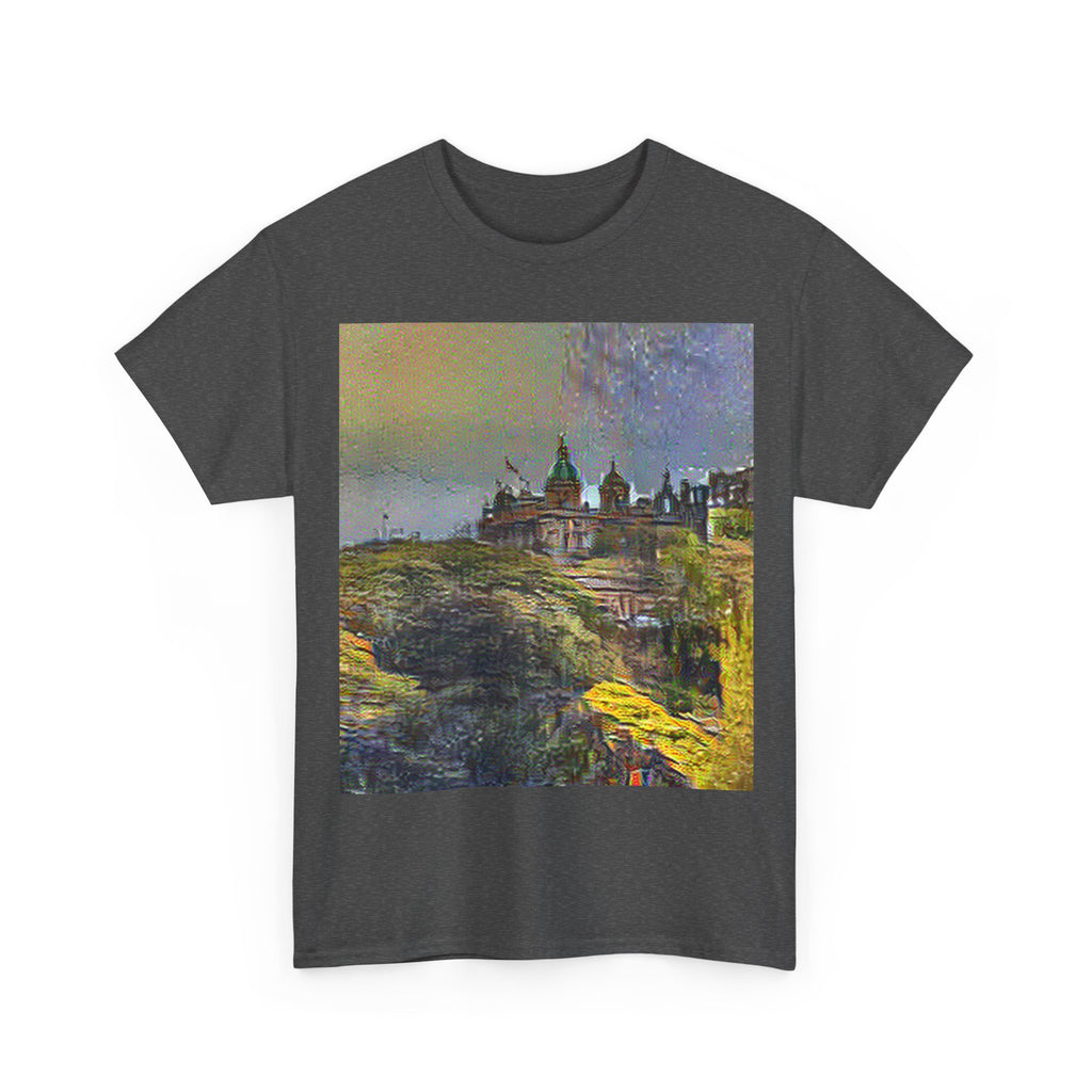 Edinburgh Old Town in Cafe Terrace at Night Style | Vincent van Gogh Inspired Art