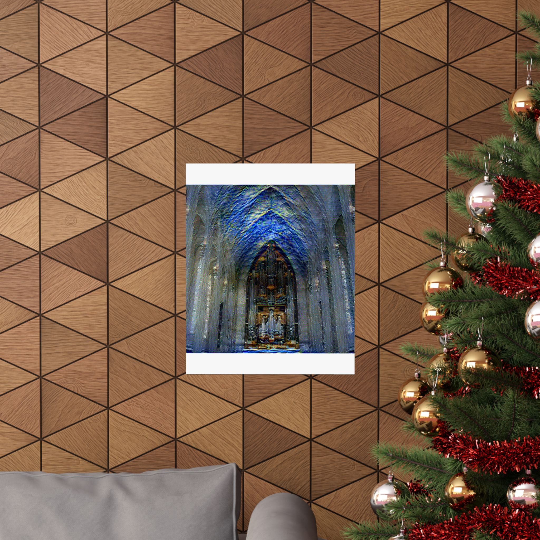 Hallgrimskirkja in Starry Night Style | Vincent van Gogh Inspired Art