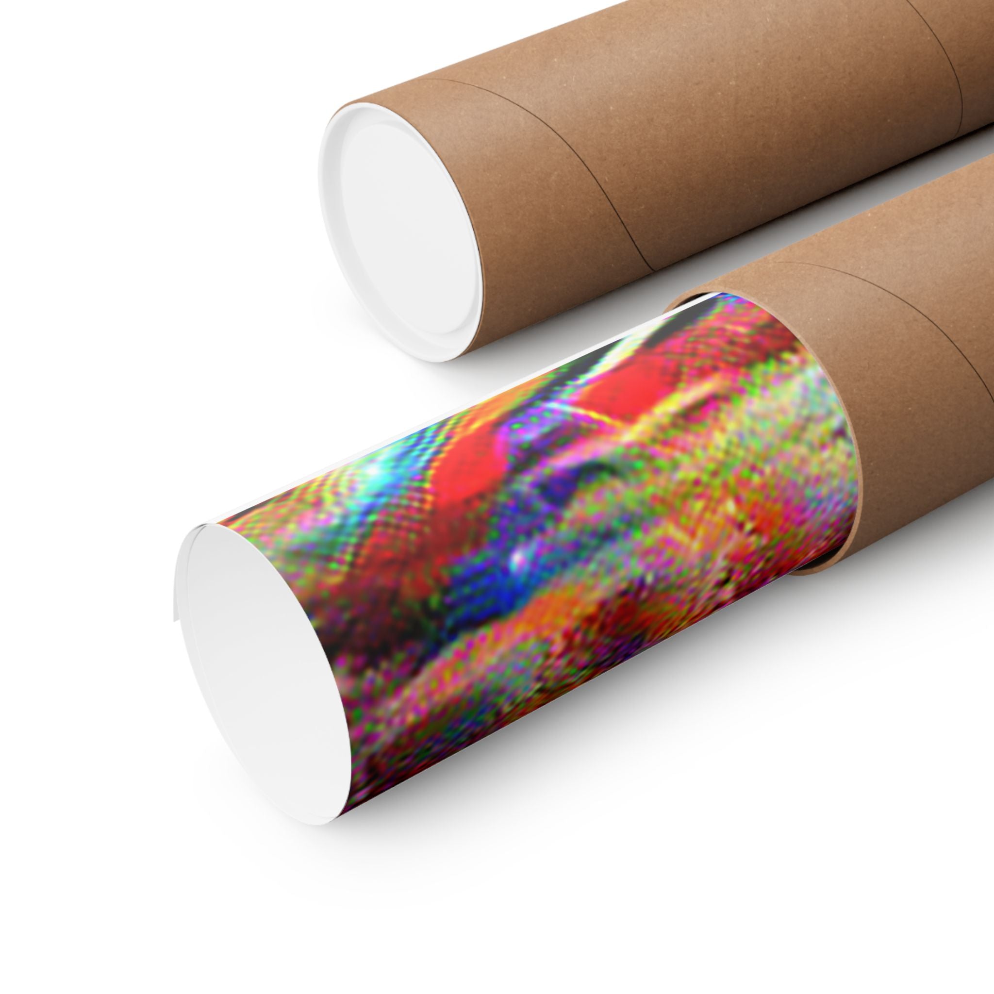 Plitvice Lakes in Composition VII Style | Wassily Kandinsky Inspired Art