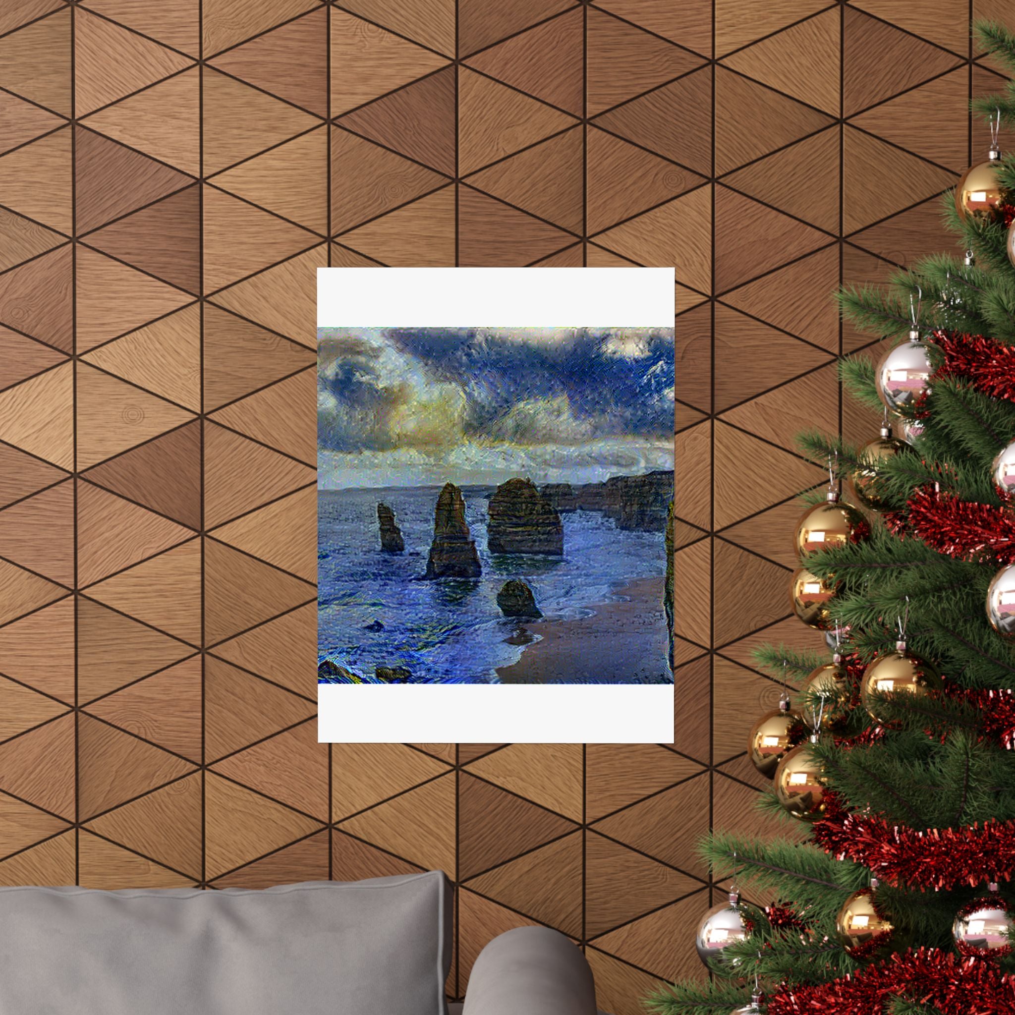 Twelve Apostles in Starry Night Style | Vincent van Gogh Inspired Art