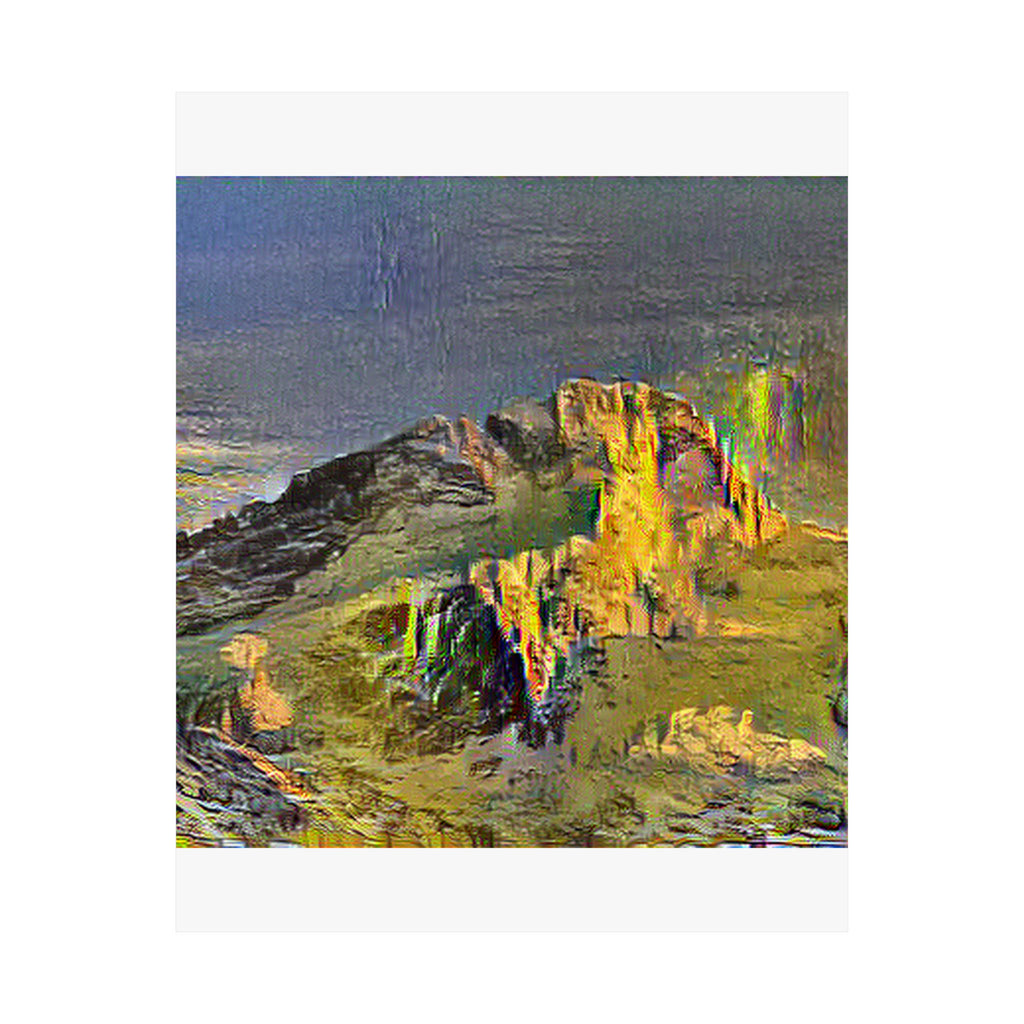 Milford Sound in Cafe Terrace at Night Style | Vincent van Gogh Inspired Art