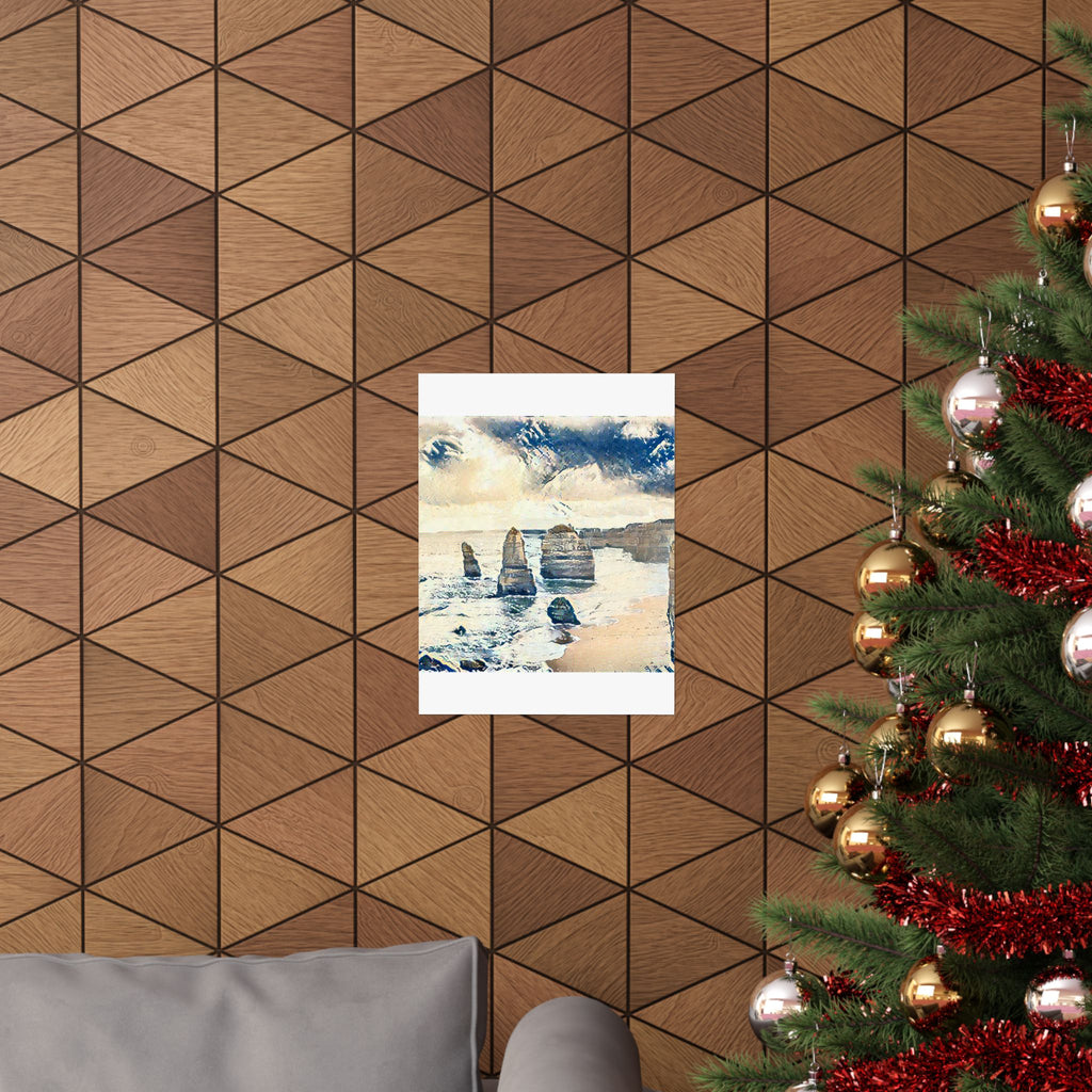 Twelve Apostles in The Great Wave off Kanagawa Style | Katsushika Hokusai Inspired Art