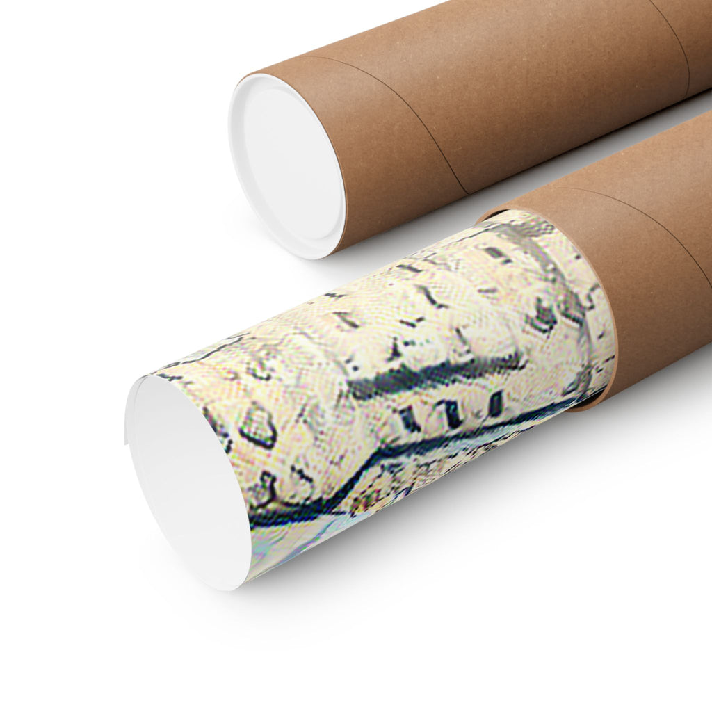 Mont Saint-Michel in The Great Wave off Kanagawa Style | Katsushika Hokusai Inspired Art