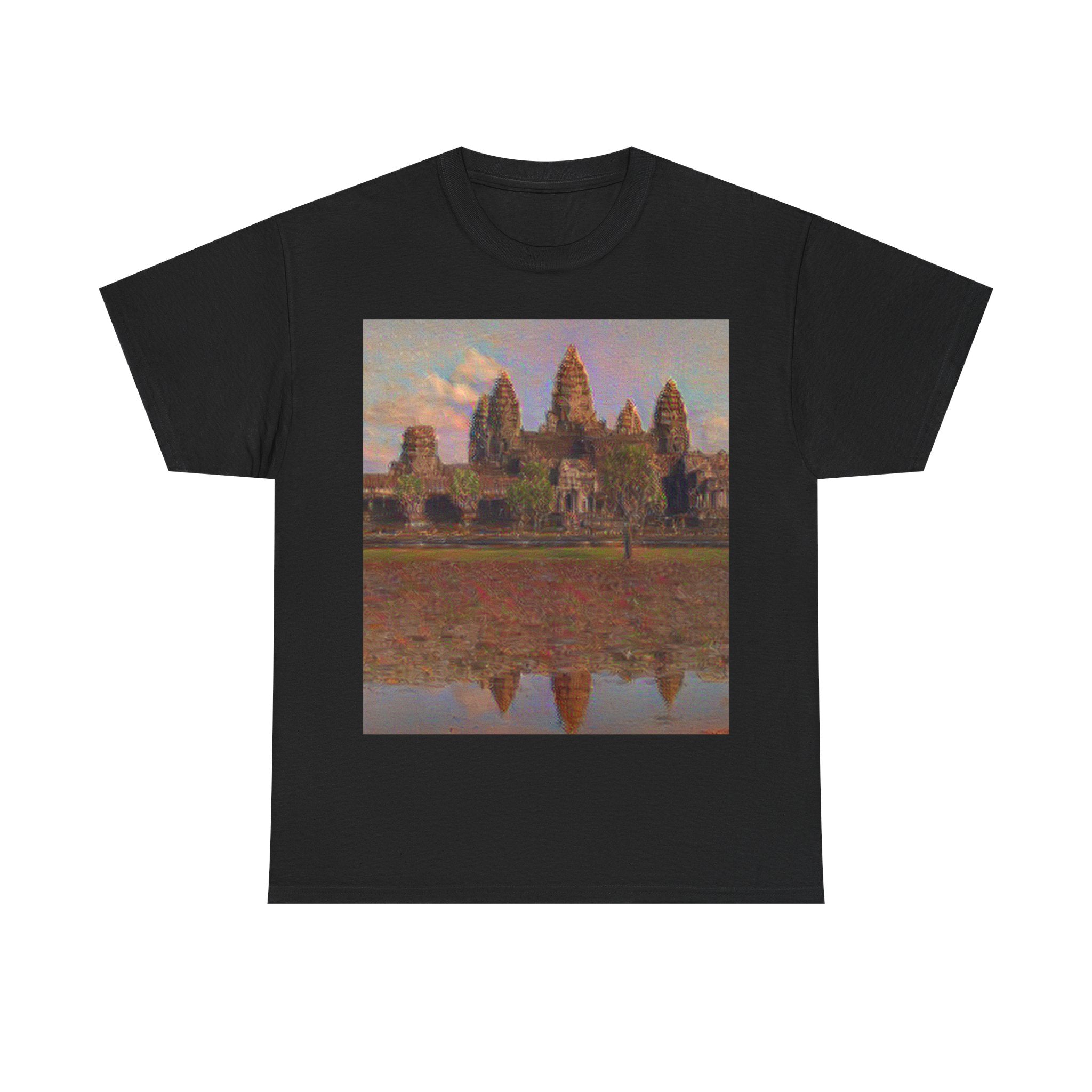 Angkor Wat in The Scream Style | Edvard Munch Inspired Art