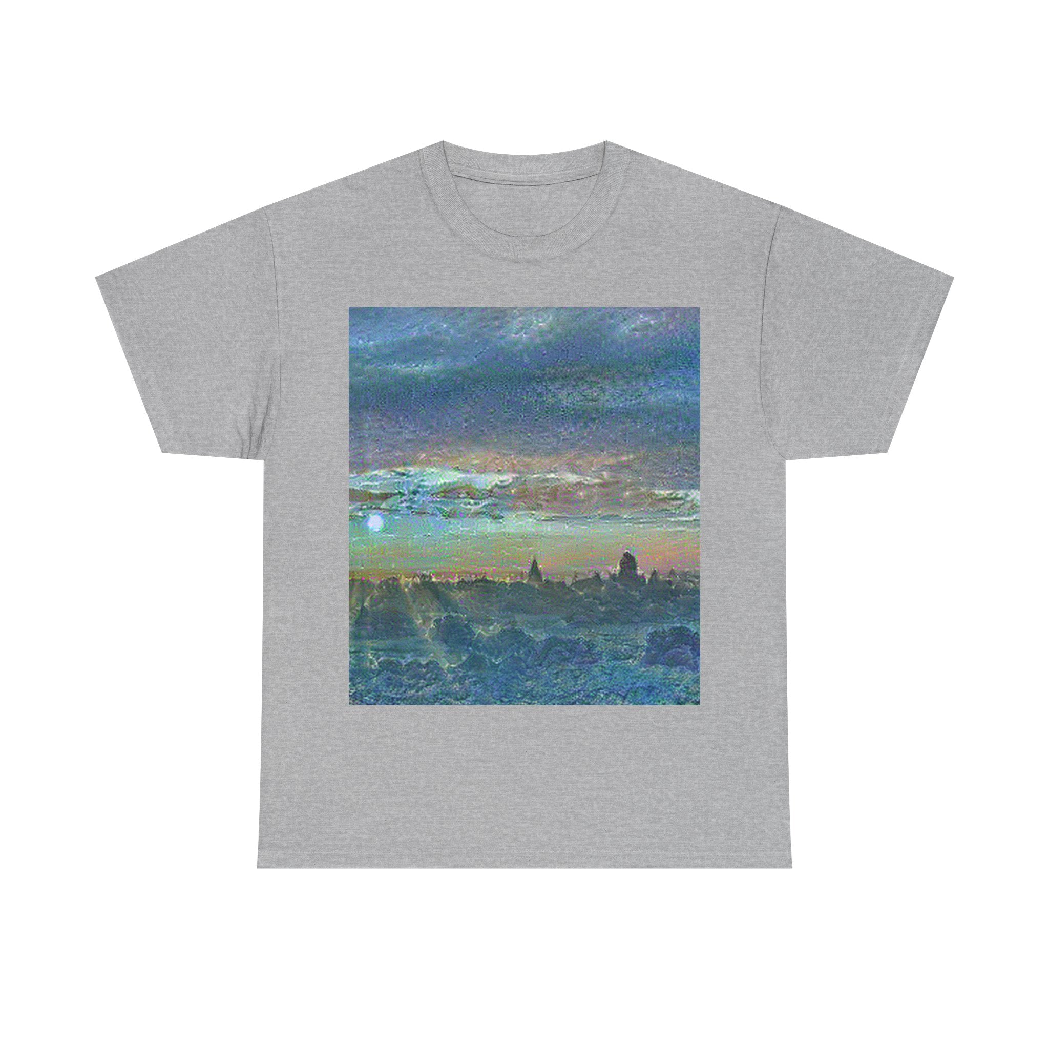 Bagan Temple Plain in Water Lilies Style | Claude Monet Inspired Art