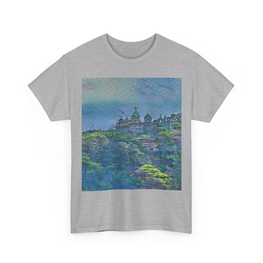 Edinburgh Old Town in Water Lilies Style | Claude Monet Inspired Art