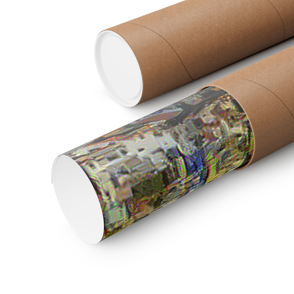 Guanajuato in Cafe Terrace at Night Style | Vincent van Gogh Inspired Art