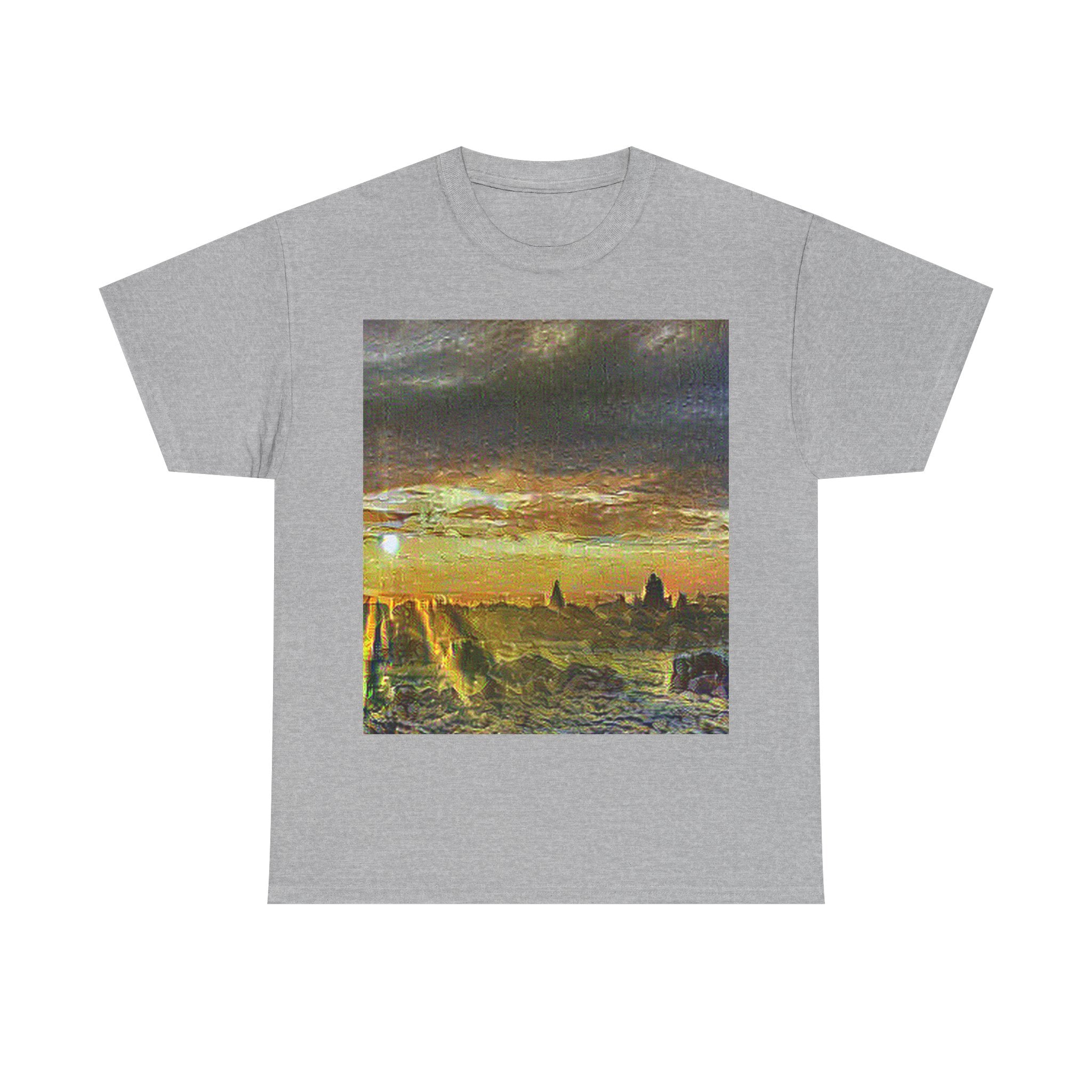 Bagan Temple Plain in Cafe Terrace at Night Style | Vincent van Gogh Inspired Art