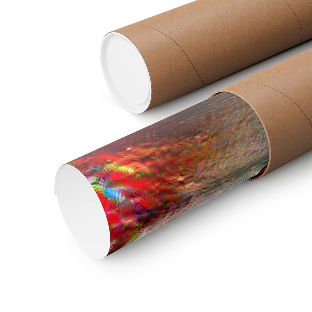 Golden Gate in Composition Vii Style - Poster Print