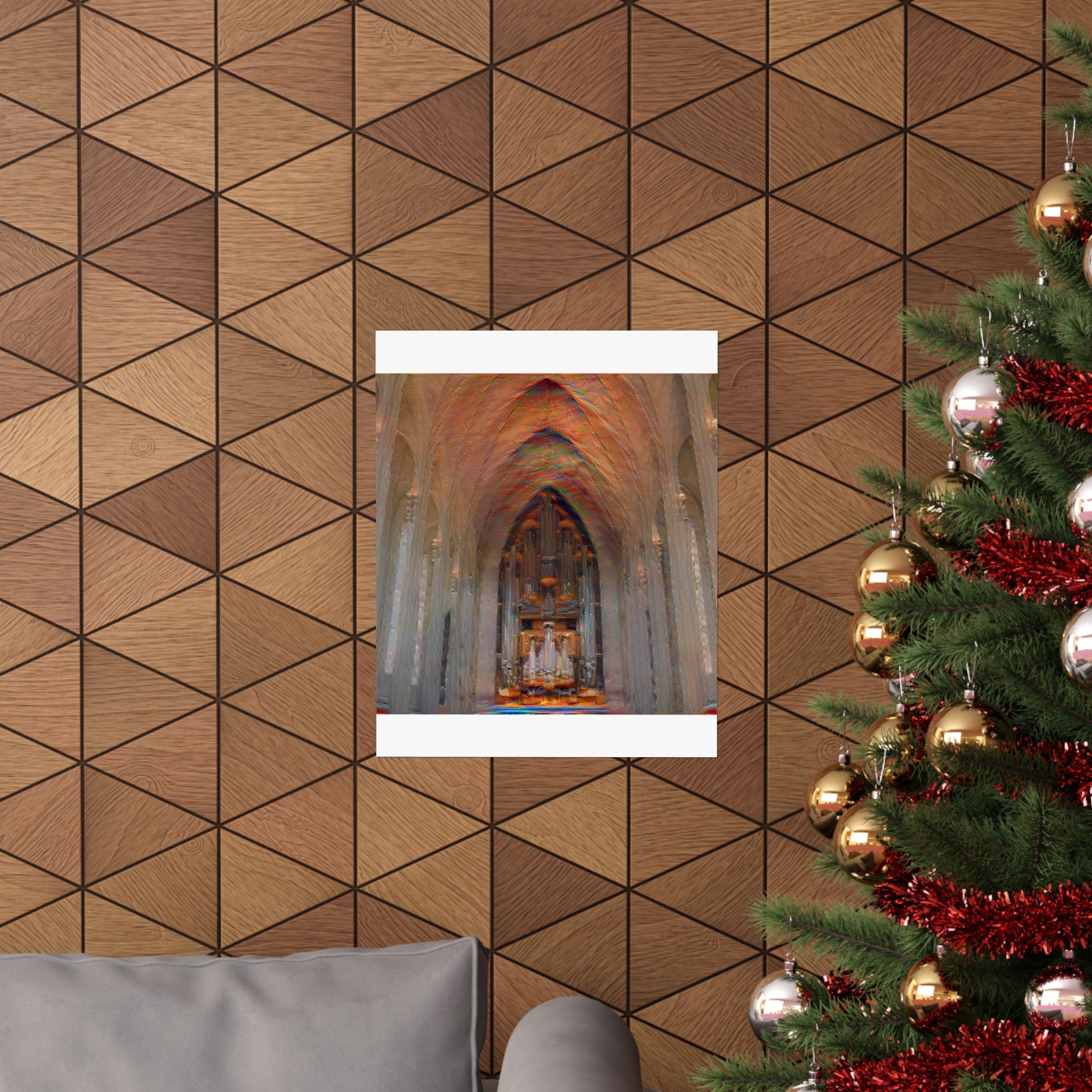 Hallgrimskirkja in The Scream Style | Edvard Munch Inspired Art