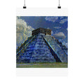 Chichen Itza in Starry Night Style | Vincent van Gogh Inspired Art