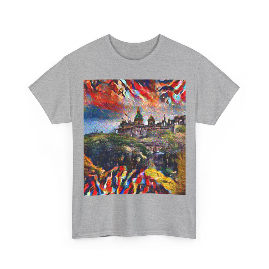 Edinburgh Old Town in Composition VII Style | Wassily Kandinsky Inspired Art