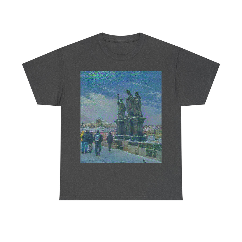 Charles Bridge in Water Lilies Style | Claude Monet Inspired Art