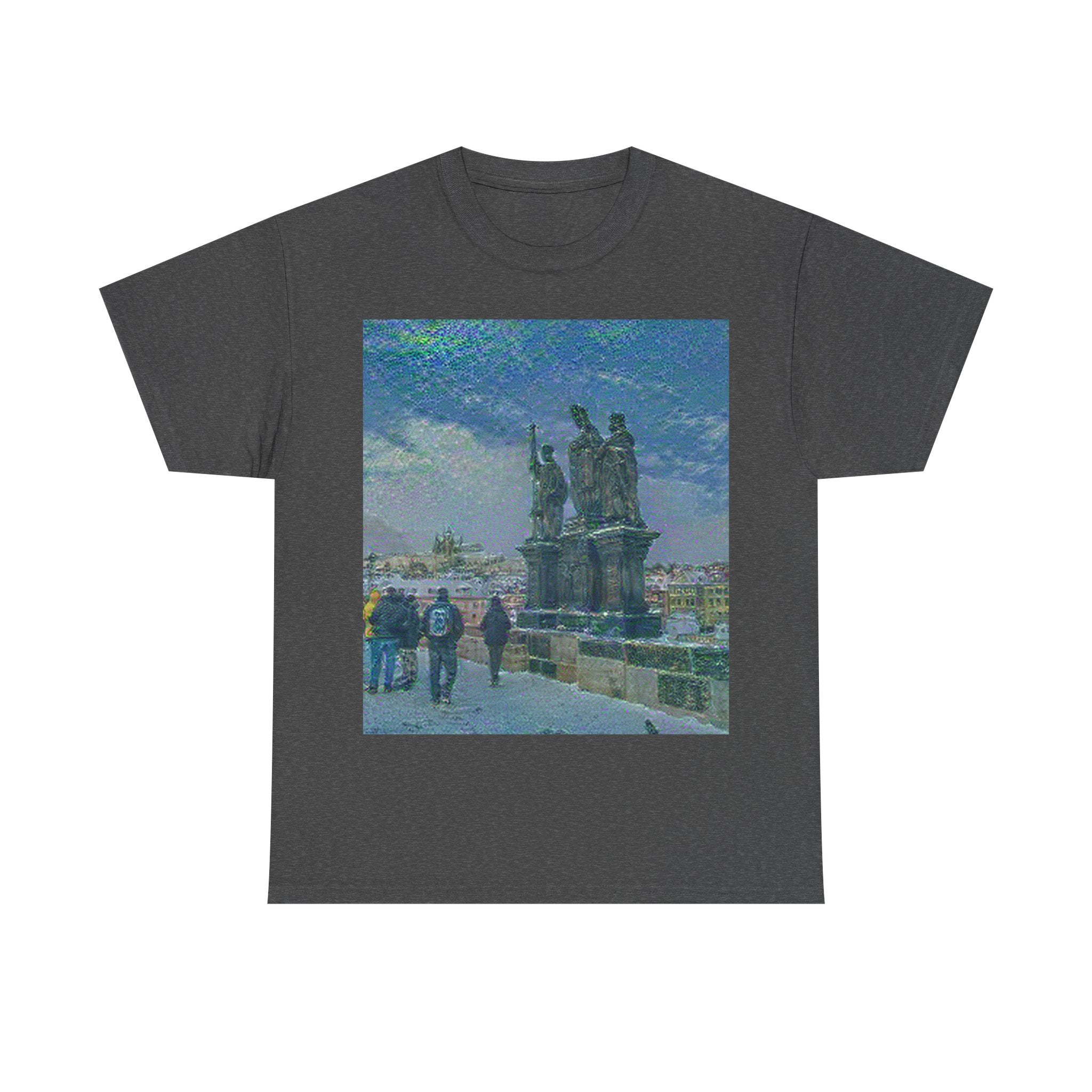 Charles Bridge in Water Lilies Style | Claude Monet Inspired Art