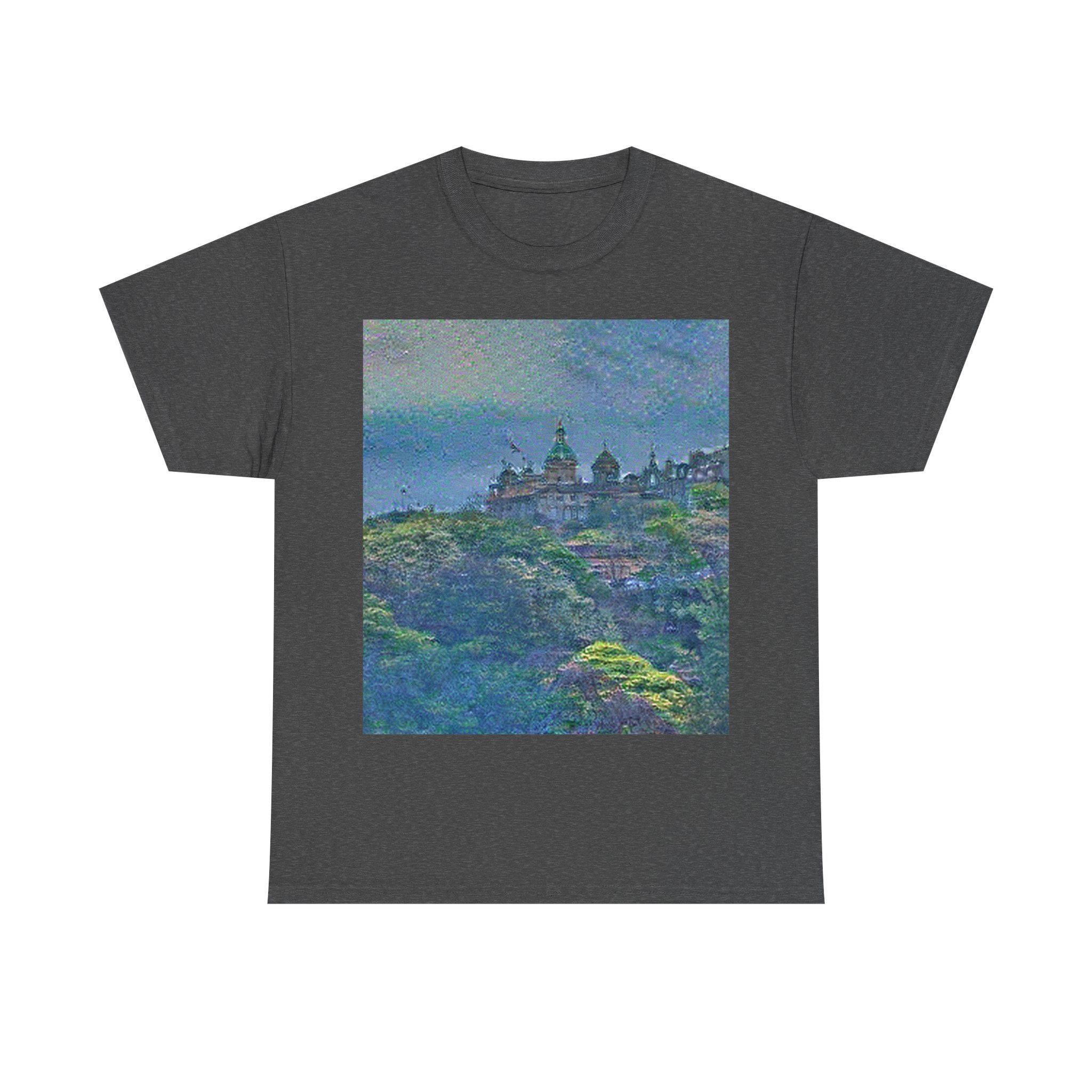 Edinburgh Old Town in Water Lilies Style | Claude Monet Inspired Art