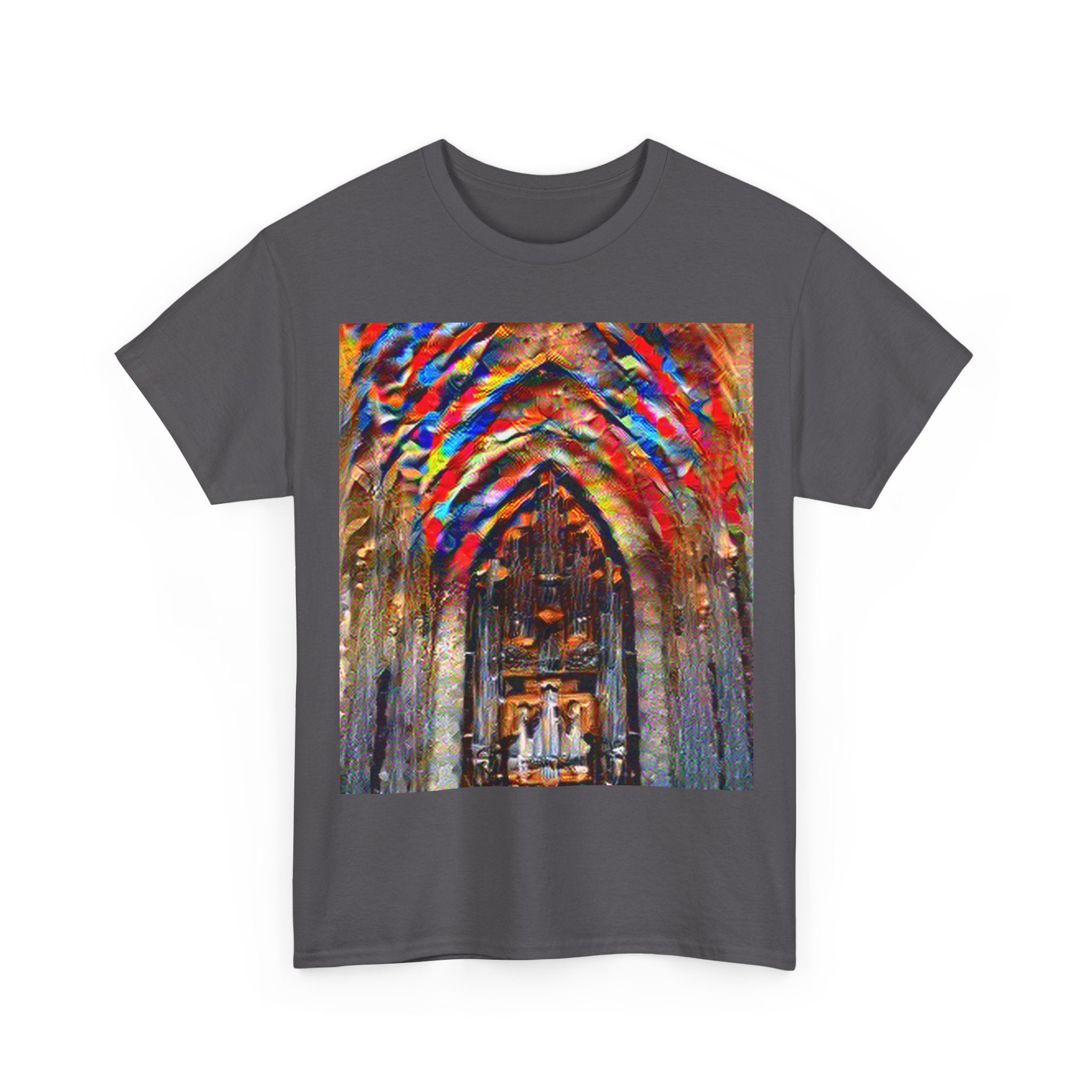 Hallgrimskirkja in Composition VII Style | Wassily Kandinsky Inspired Art