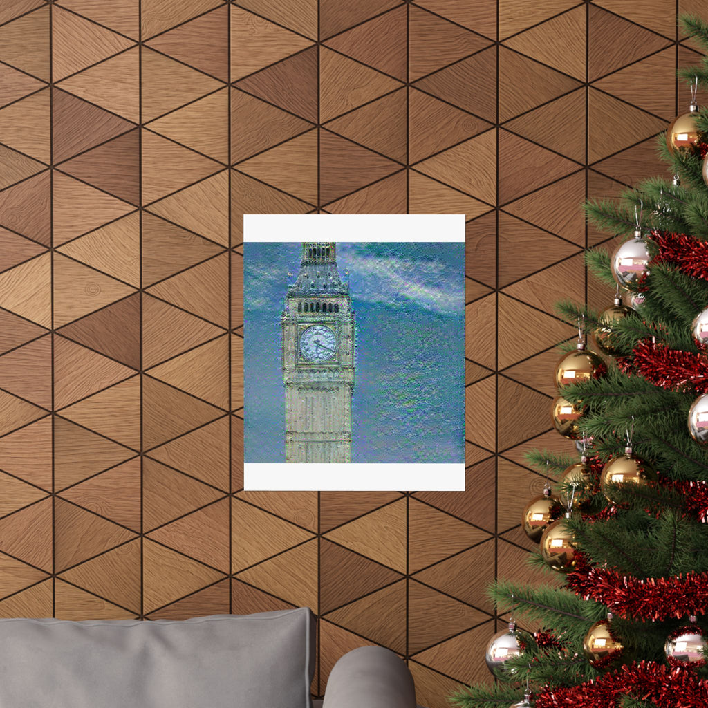 Big Ben in Water Lilies Style | Claude Monet Inspired Art