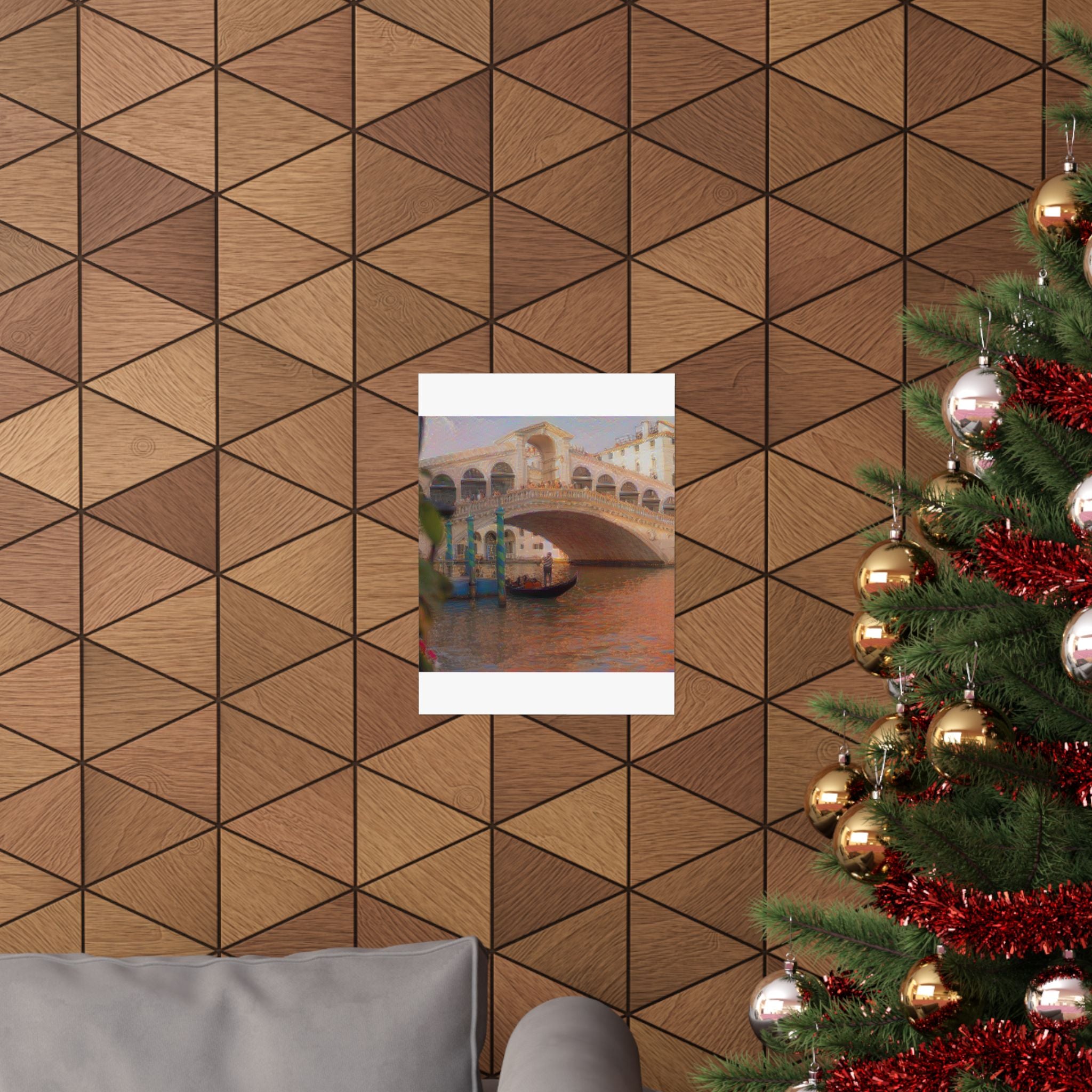 Rialto Bridge in The Scream Style | Edvard Munch Inspired Art