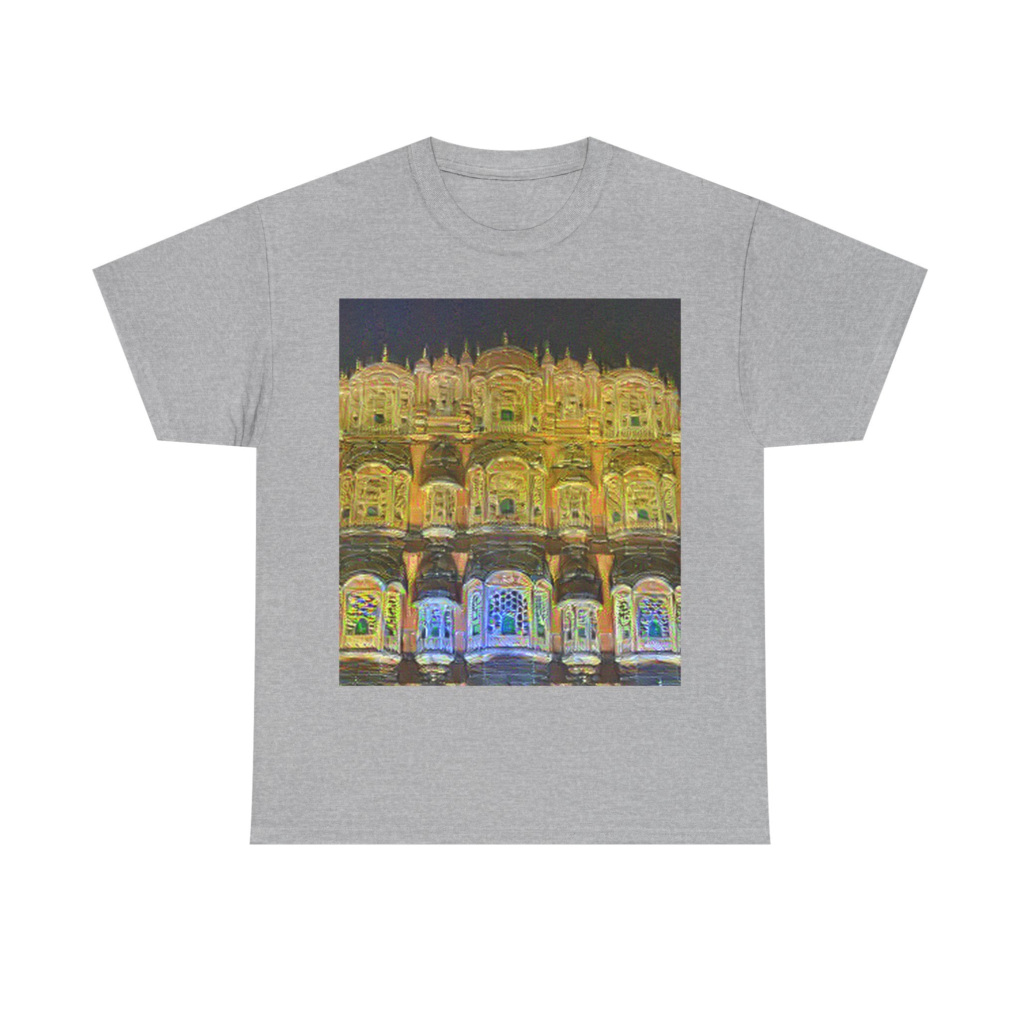 Hawa Mahal in Cafe Terrace at Night Style | Vincent van Gogh Inspired Art