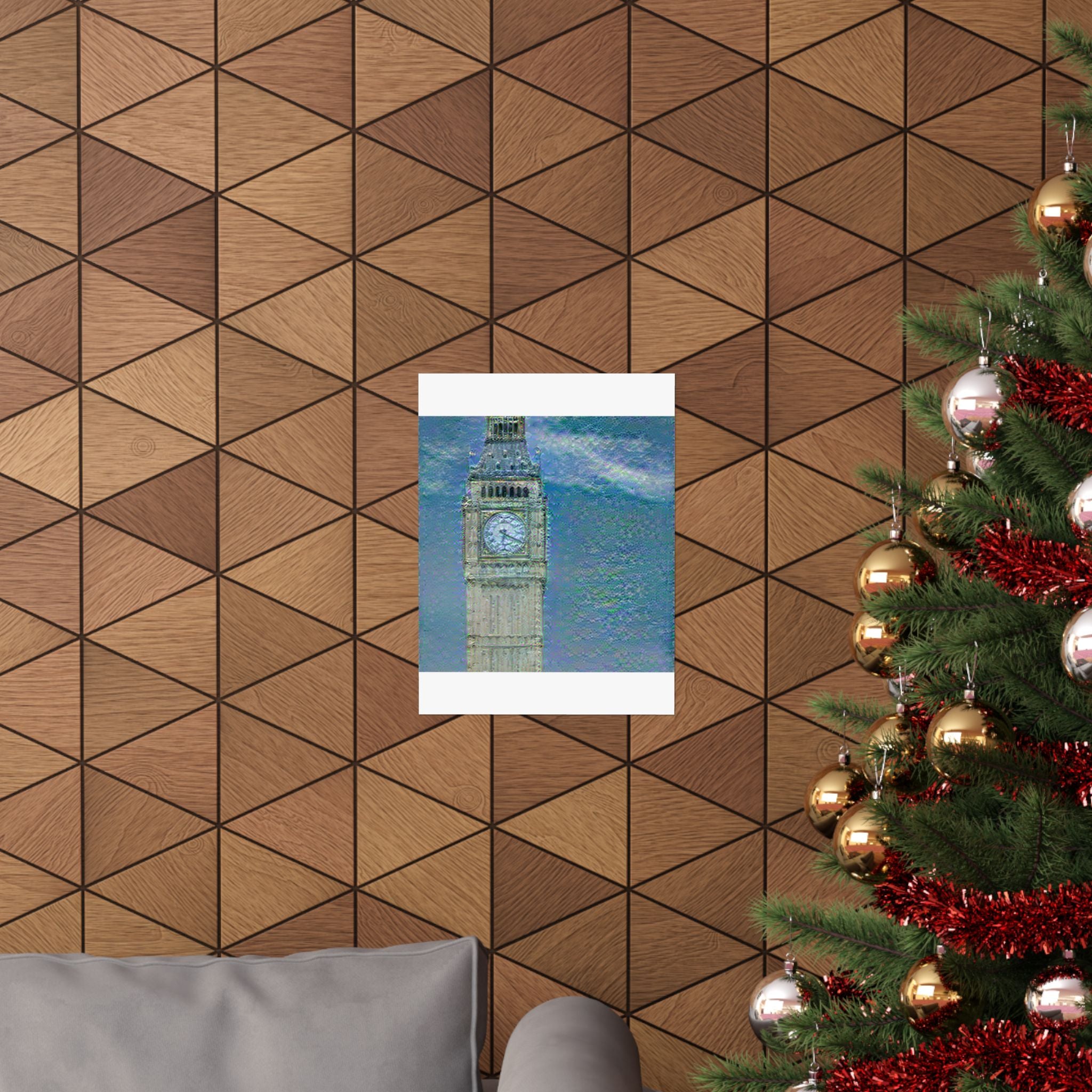 Big Ben in Water Lilies Style | Claude Monet Inspired Art