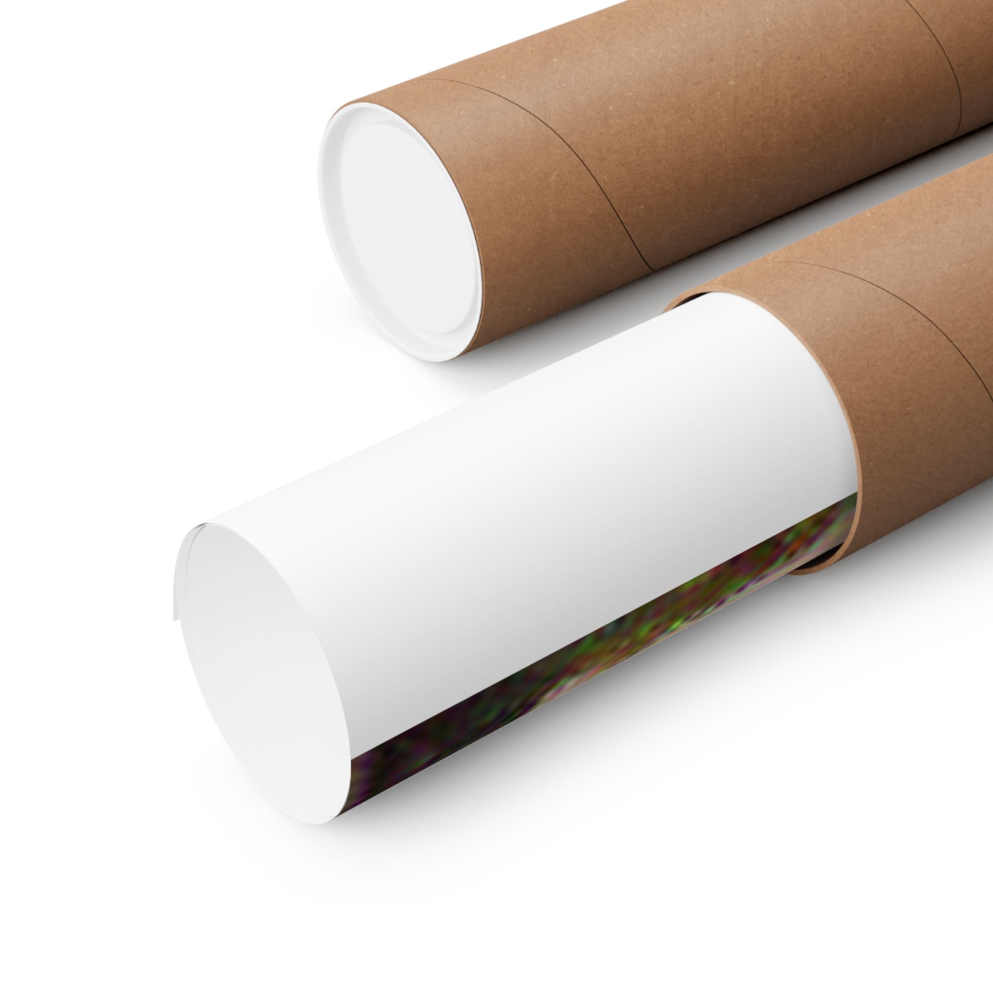 Eiffel Tower in The Scream Style - Poster Print