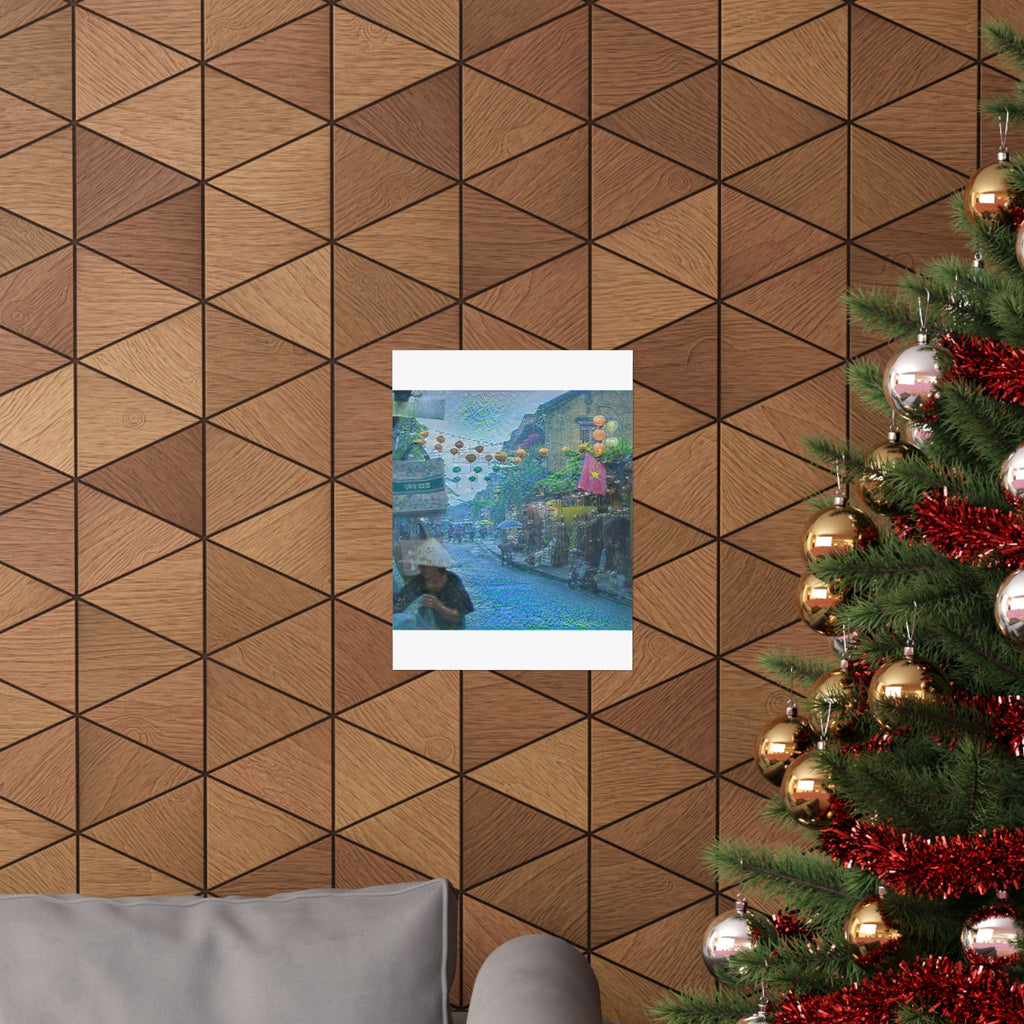 Hoi An Ancient Town in Water Lilies Style | Claude Monet Inspired Art